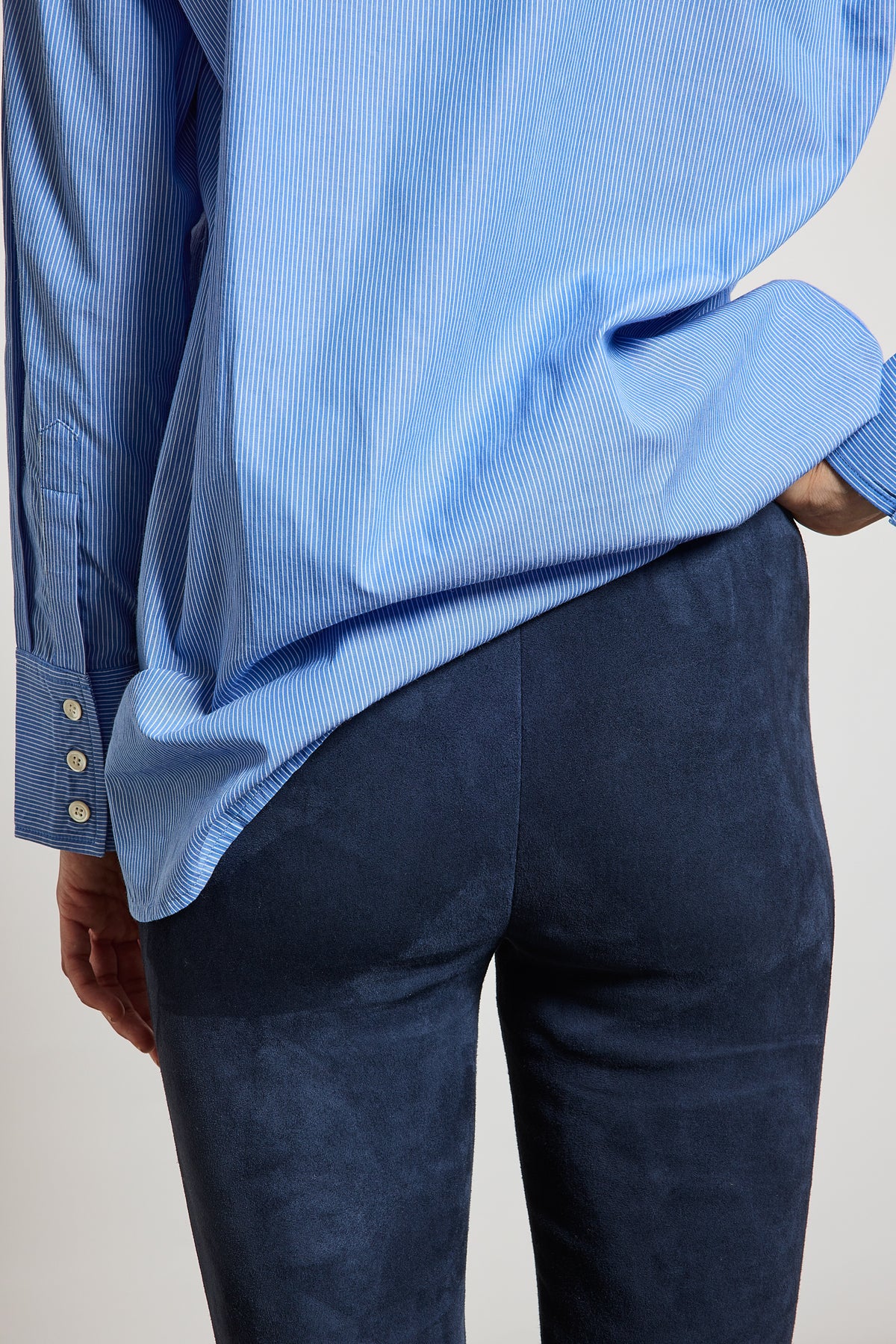 PANTALON EN PEAU STRETCH