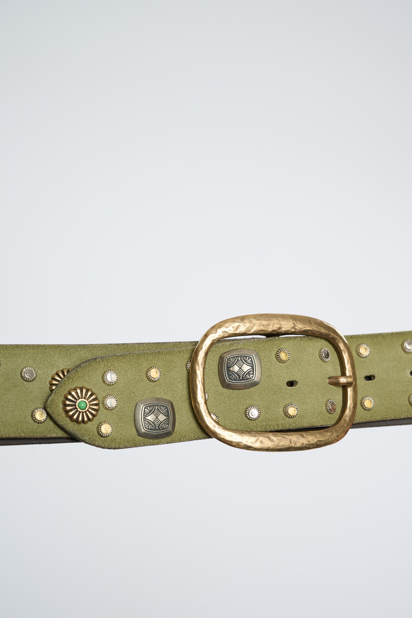 LARGE SUEDE BELT BAMBOO