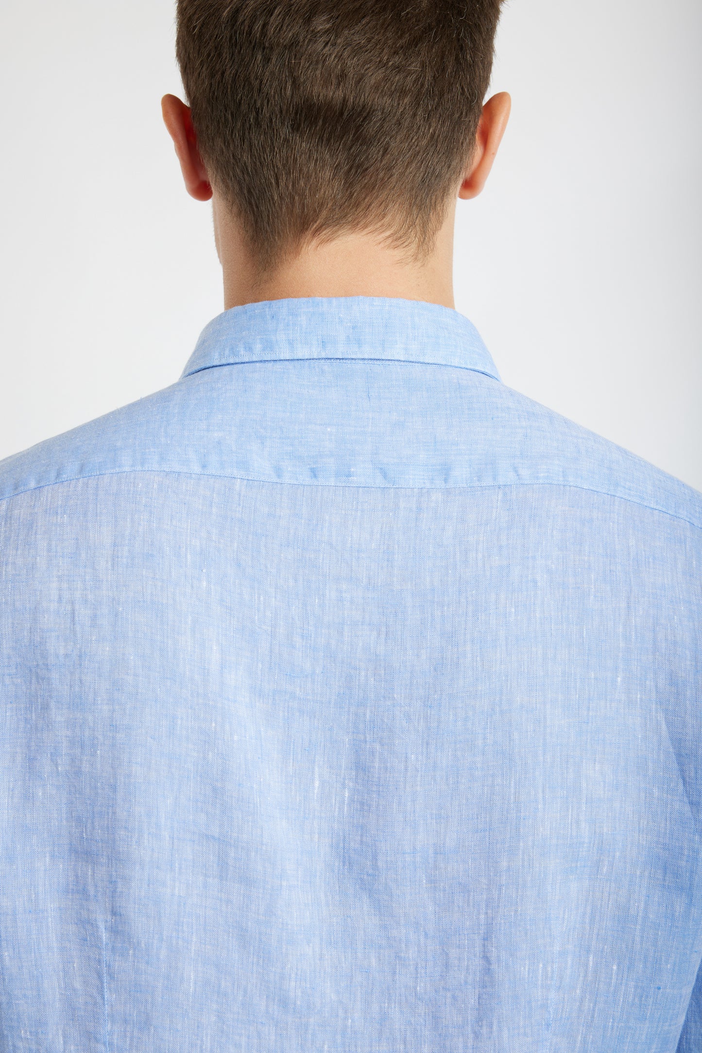 CHEMISE AJUSTÉE LIN CIEL