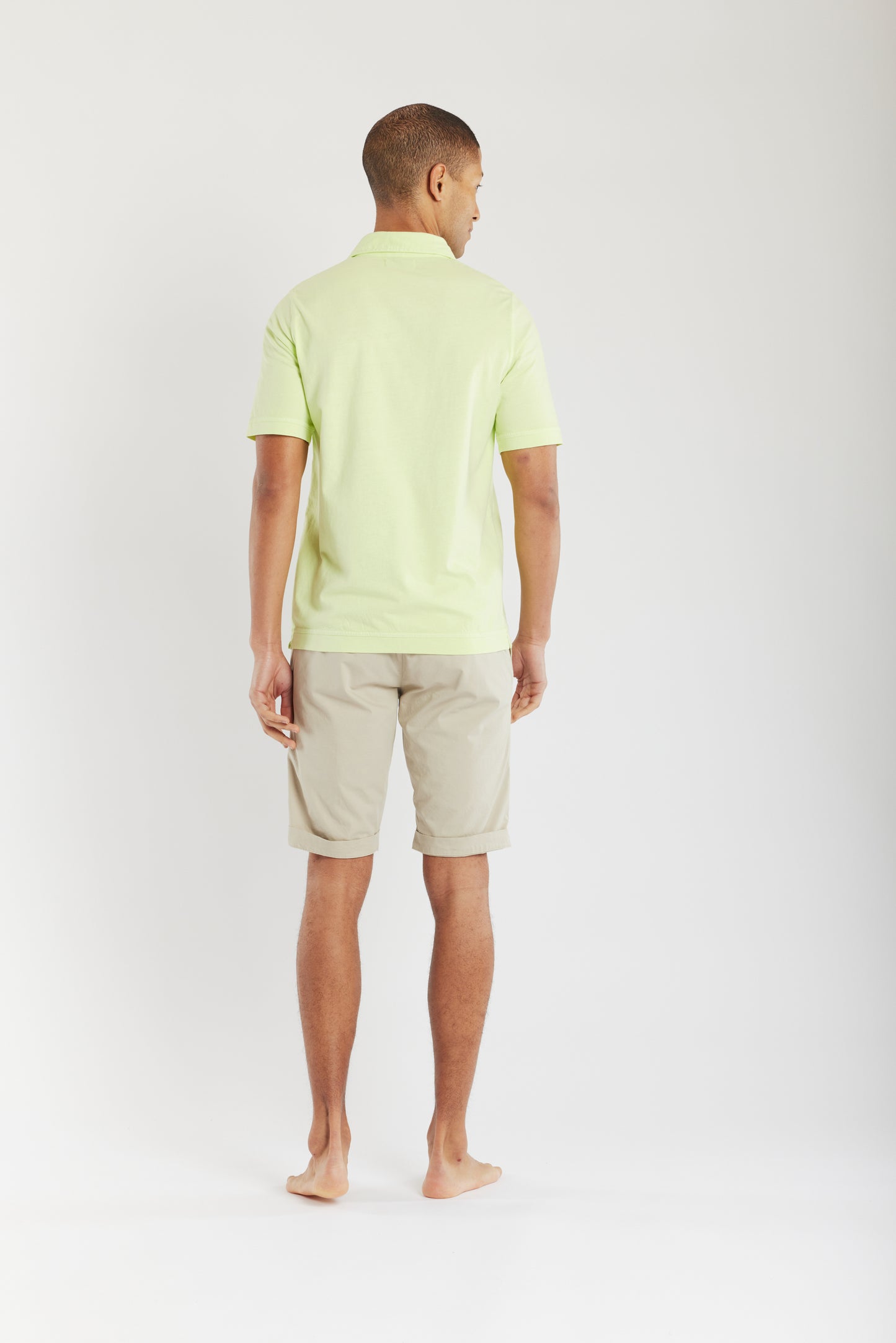 BERMUDA EN POPELINE BEIGE