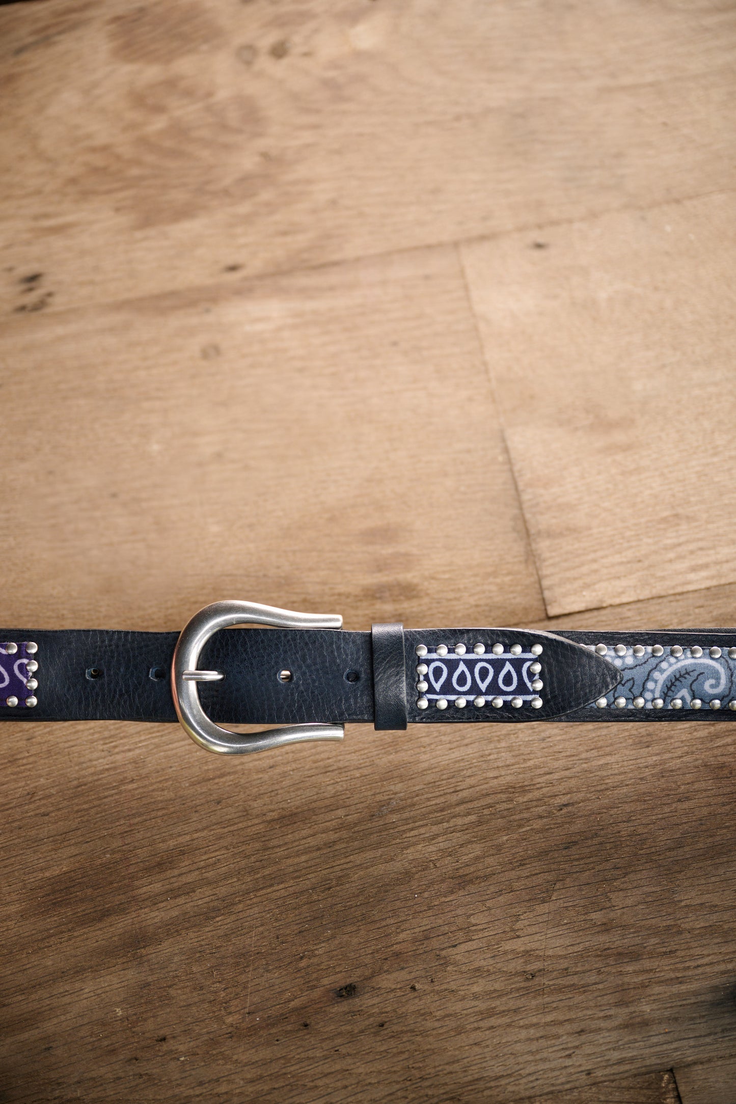 CEINTURE BANDANA BLEUE