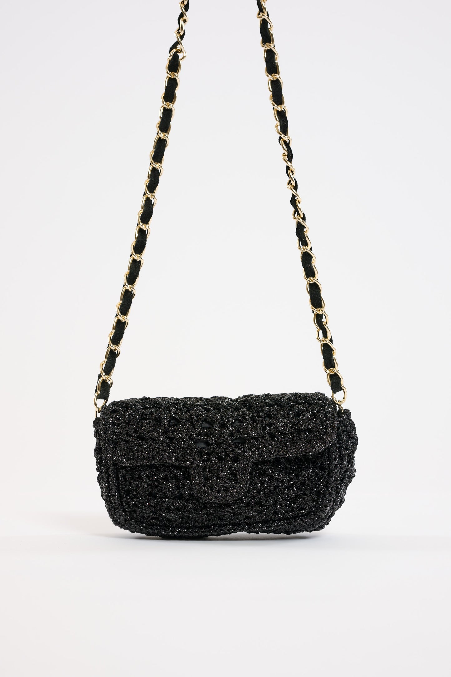 MINI LUREX BAG BLACK