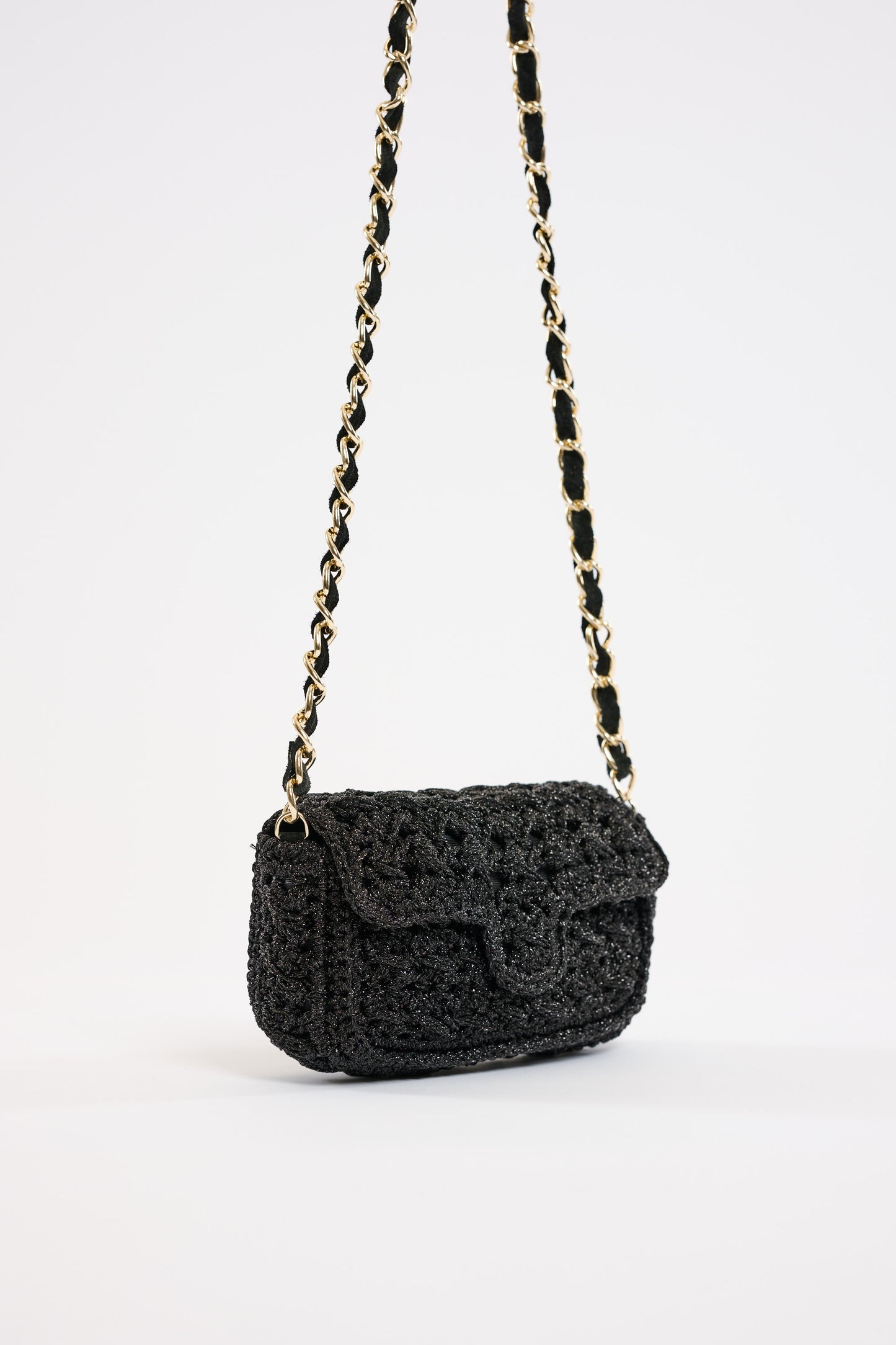 MINI LUREX BAG BLACK