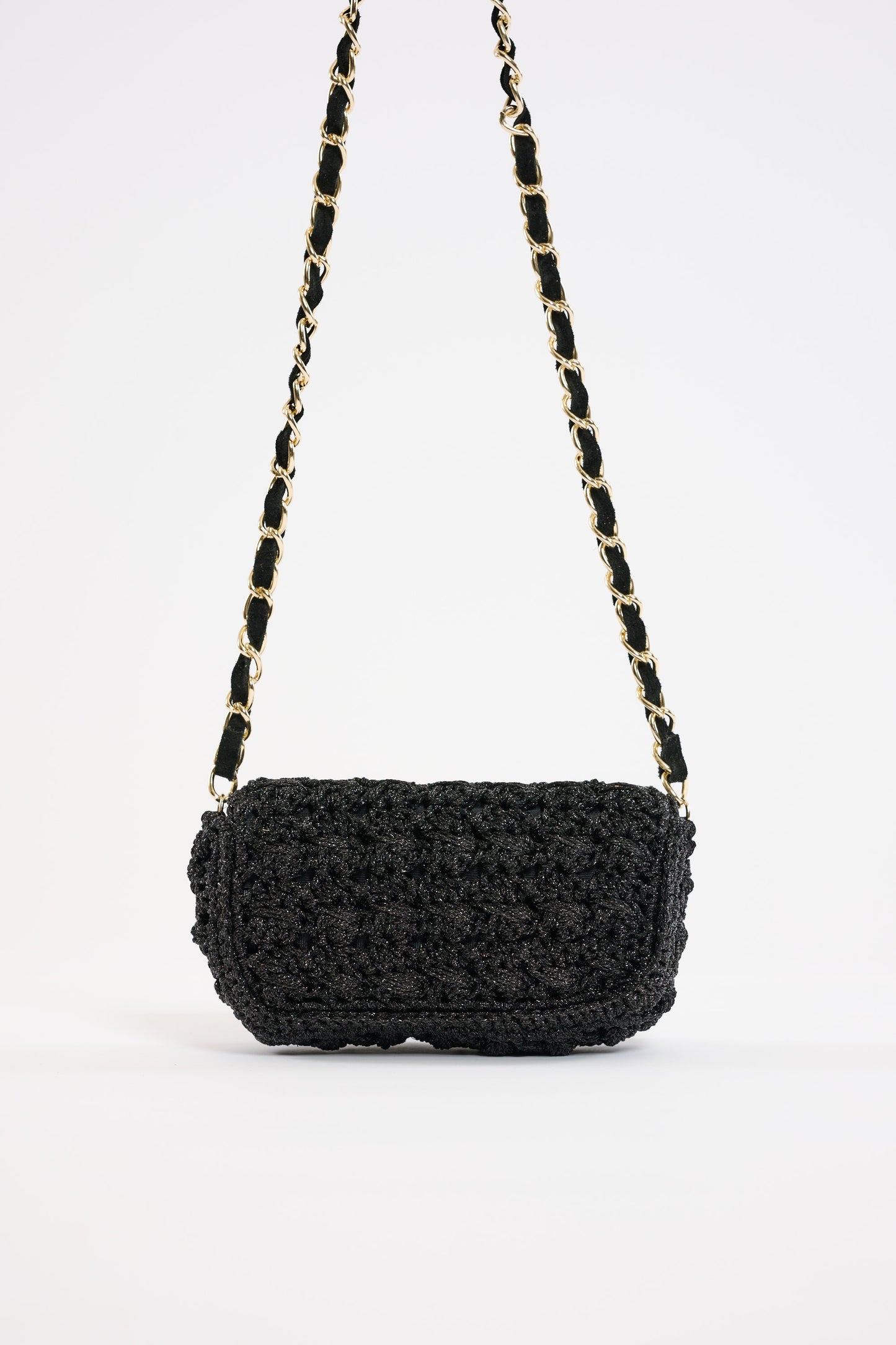 MINI LUREX BAG BLACK