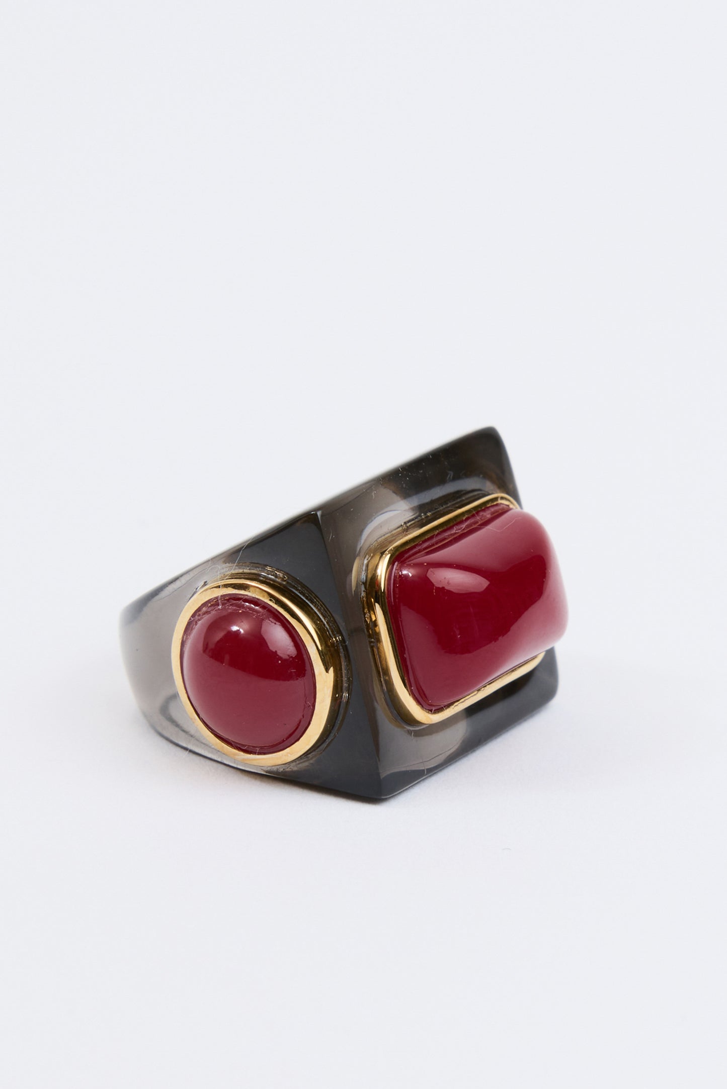 TRIO RESIN RING GREY