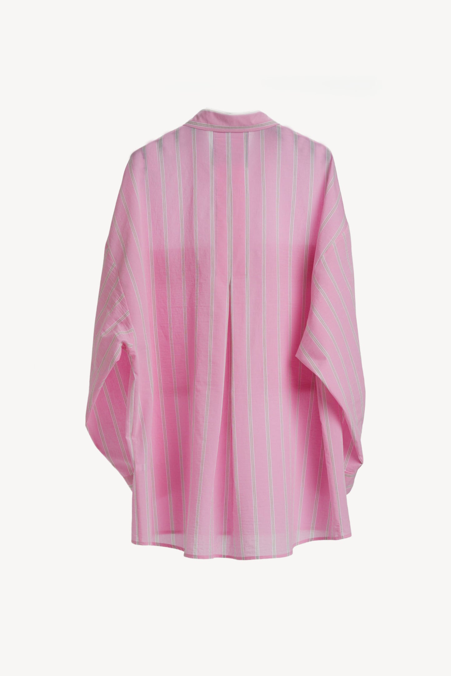 CHEMISE RAYÉE ROSE