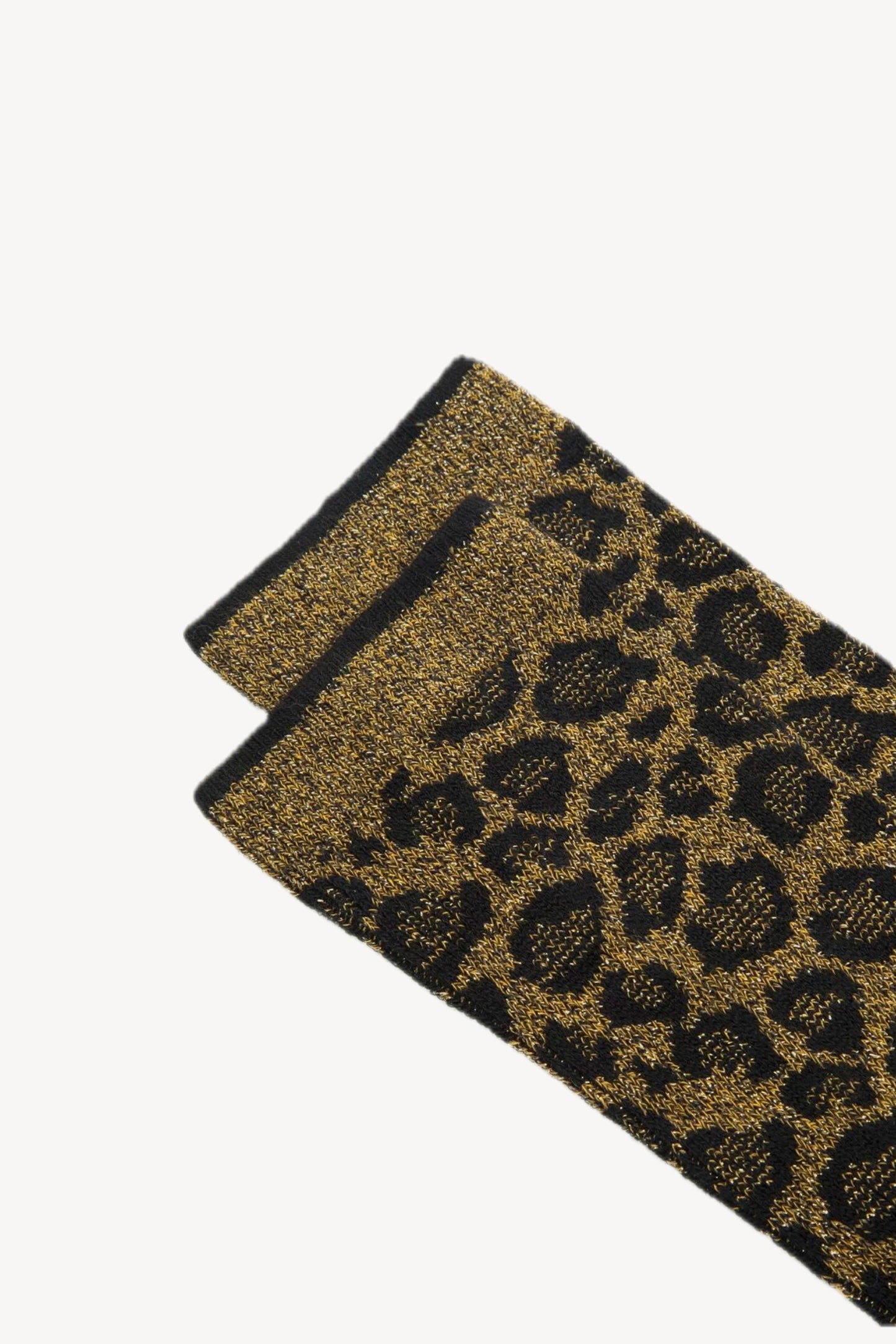 CHAUSSETTES LÉOPARD OR