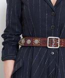 BELT WITH COINS chocolate