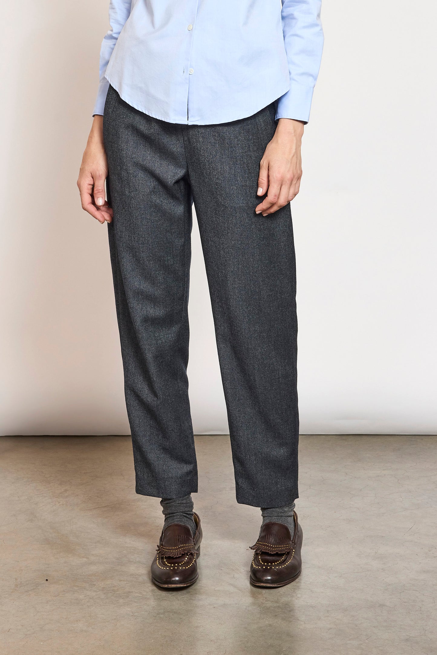 PANTALON LAINE CACHEMIRE Brut