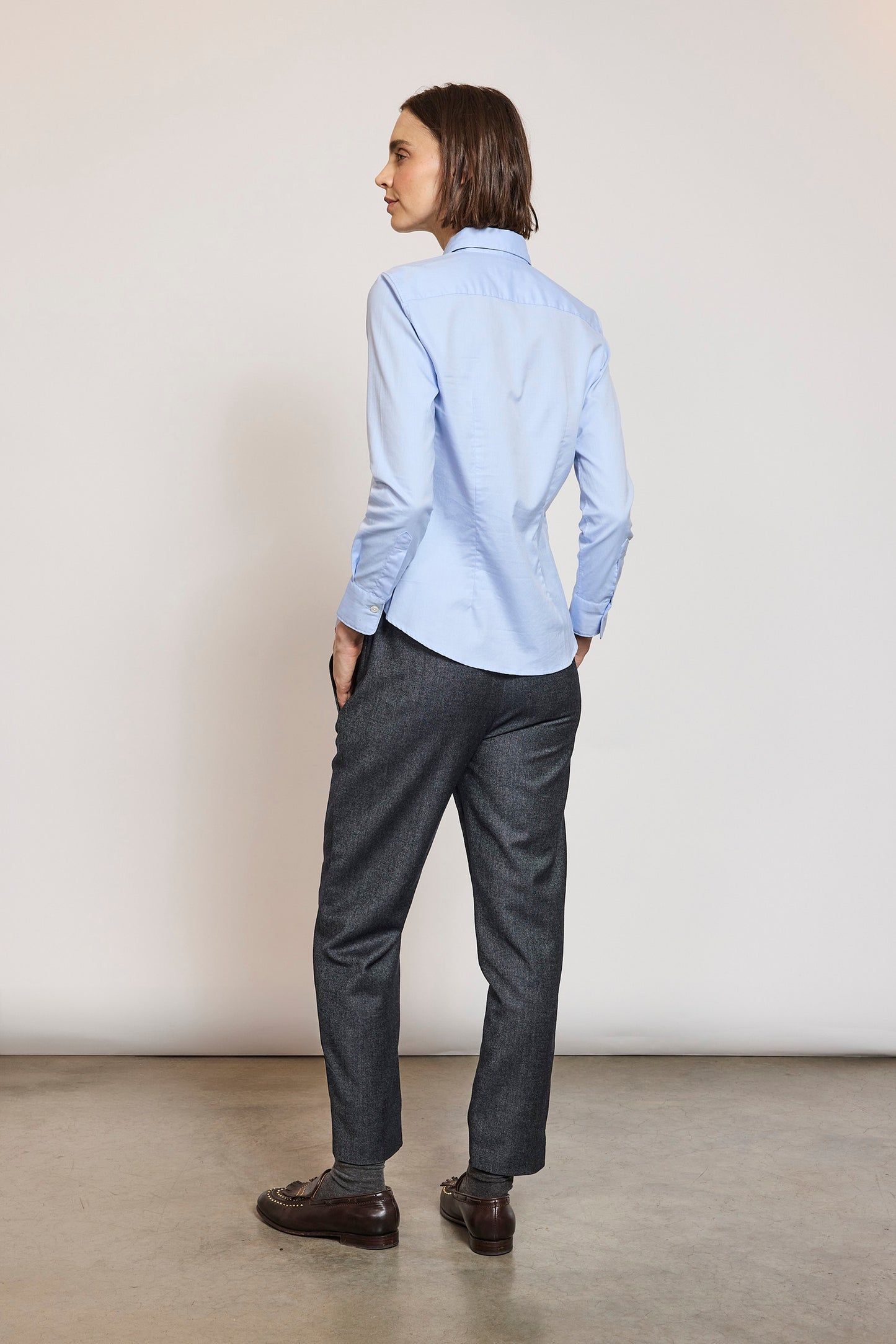 PANTALON LAINE CACHEMIRE Brut