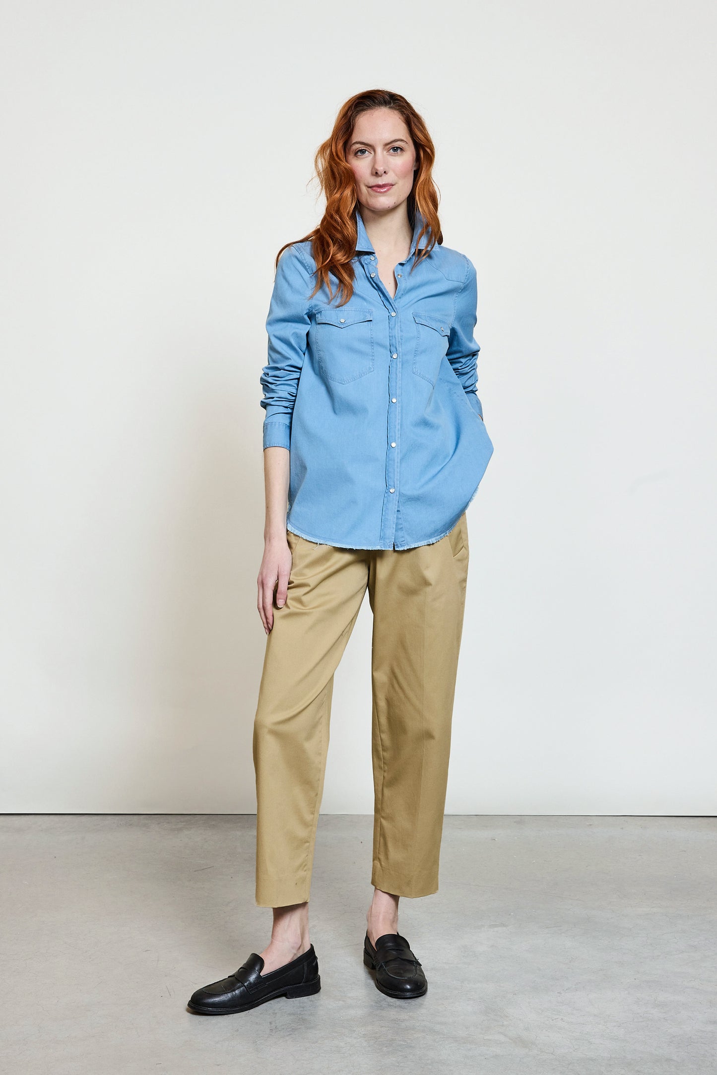 CHEMISE CALAMITY BLEUE