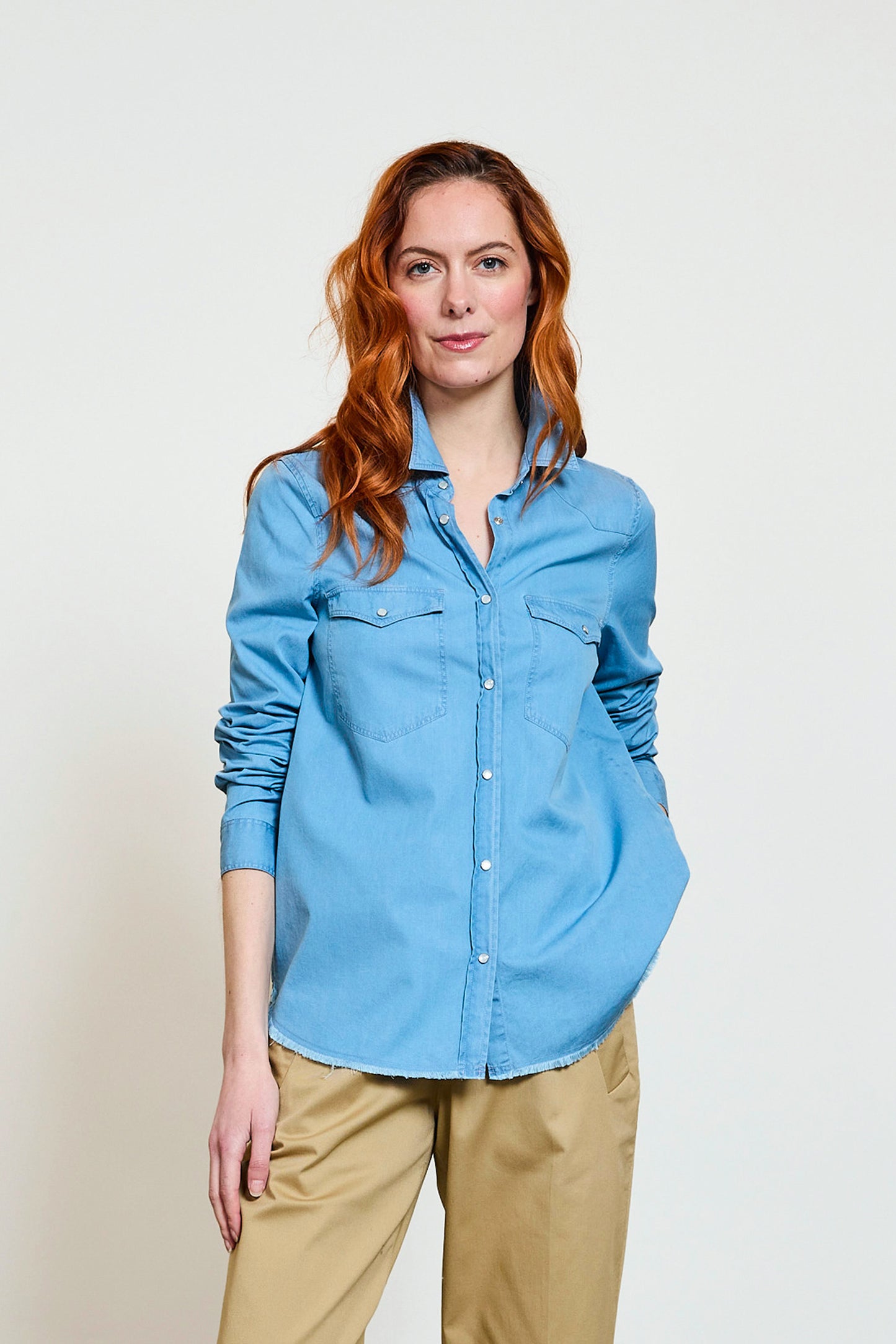 CHEMISE CALAMITY BLEUE