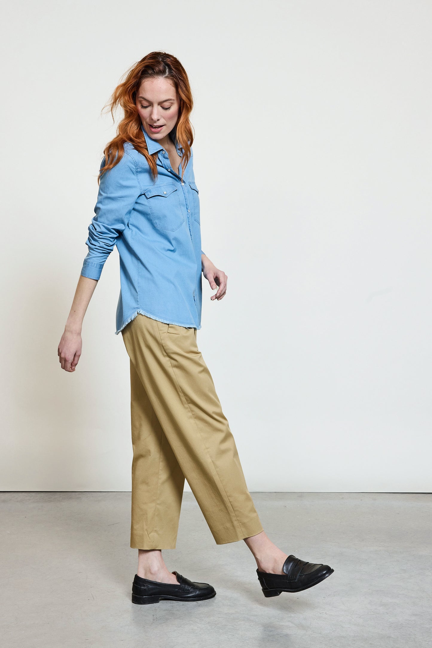 CHEMISE CALAMITY BLEUE