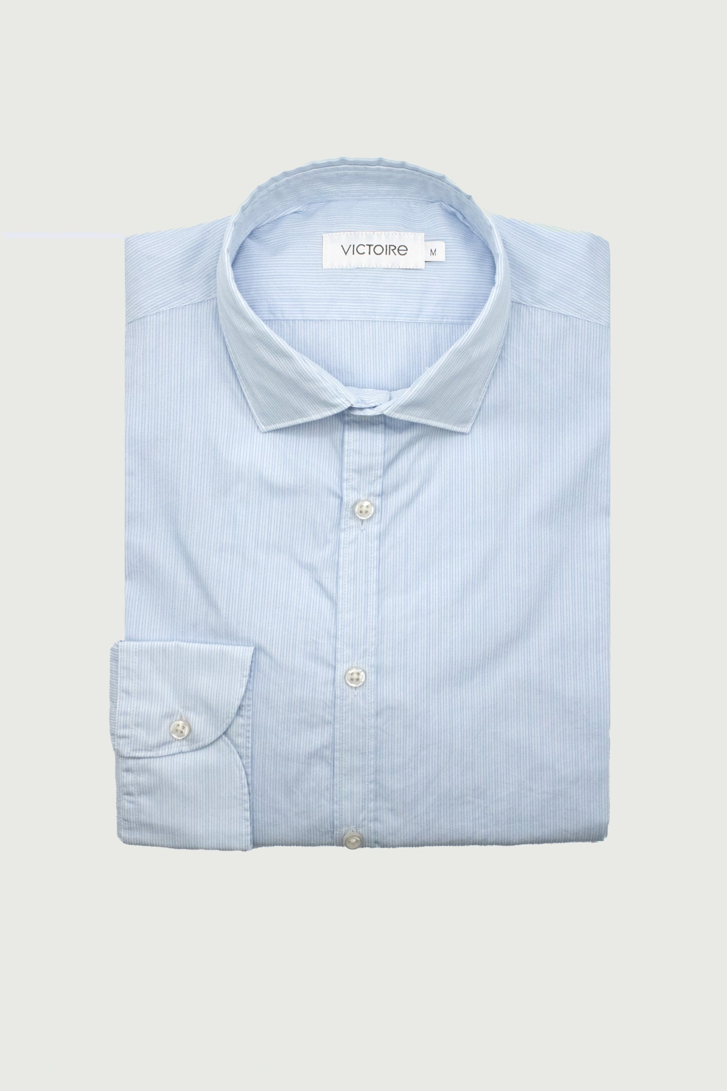 CHEMISE CINTRÉE RAYÉE BLEUE