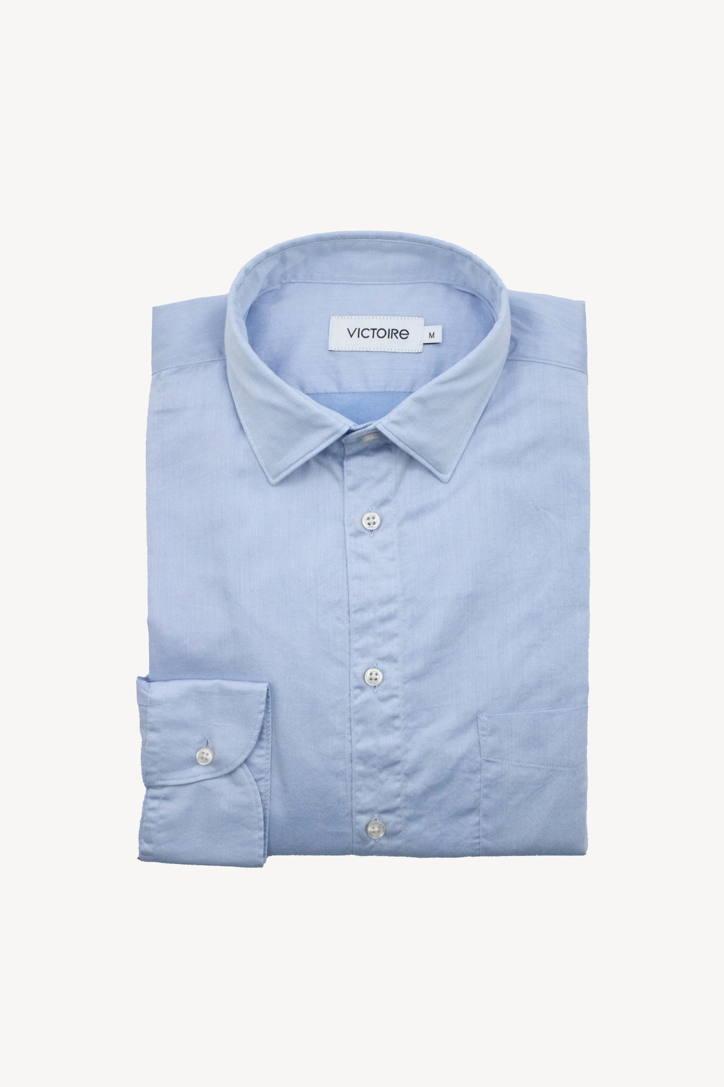 CHEMISE DROITE BLEUE