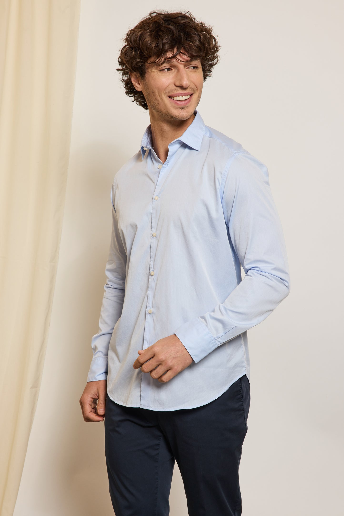 CHEMISE AJUSTÉE BLEUE