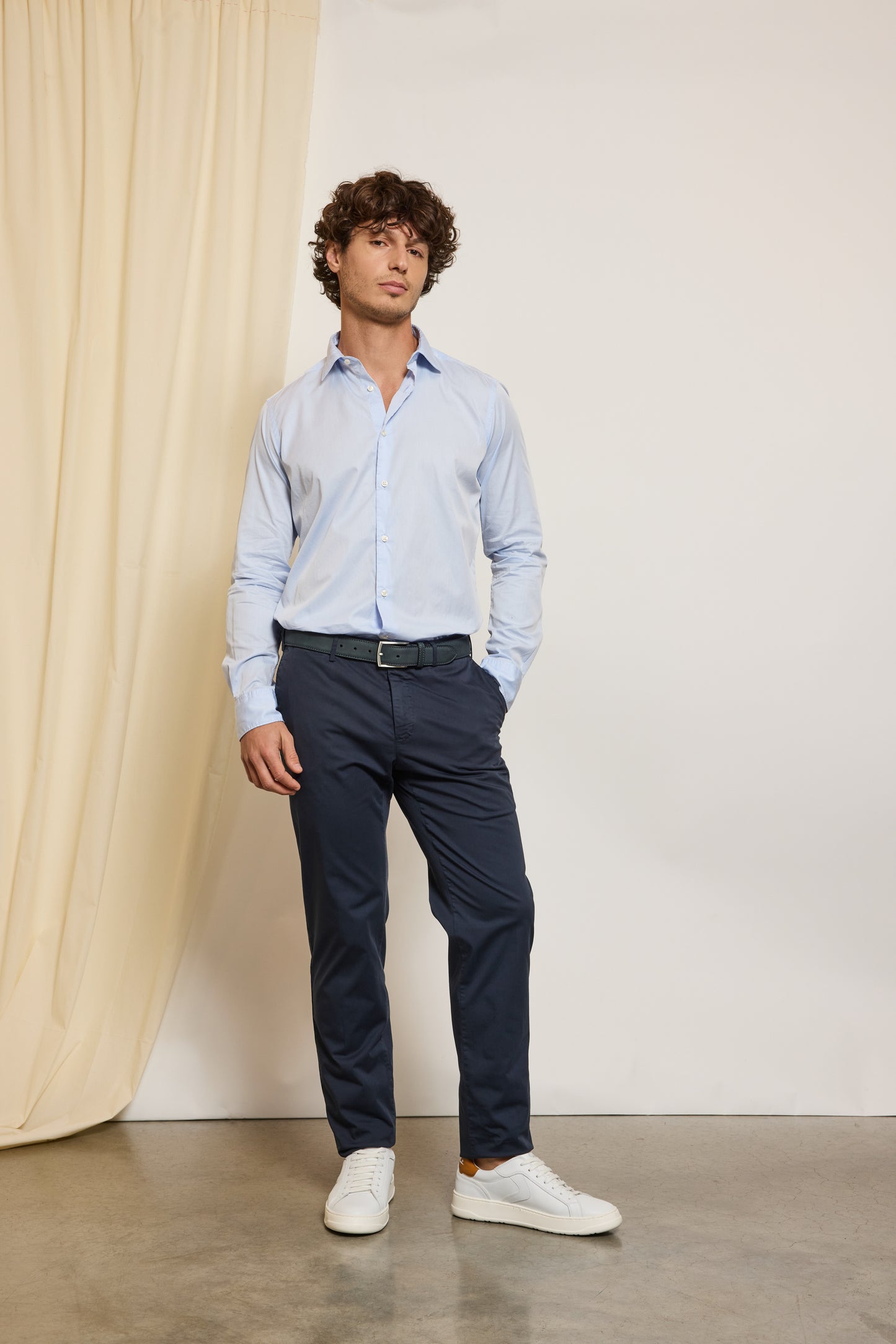 CHEMISE AJUSTÉE BLEUE