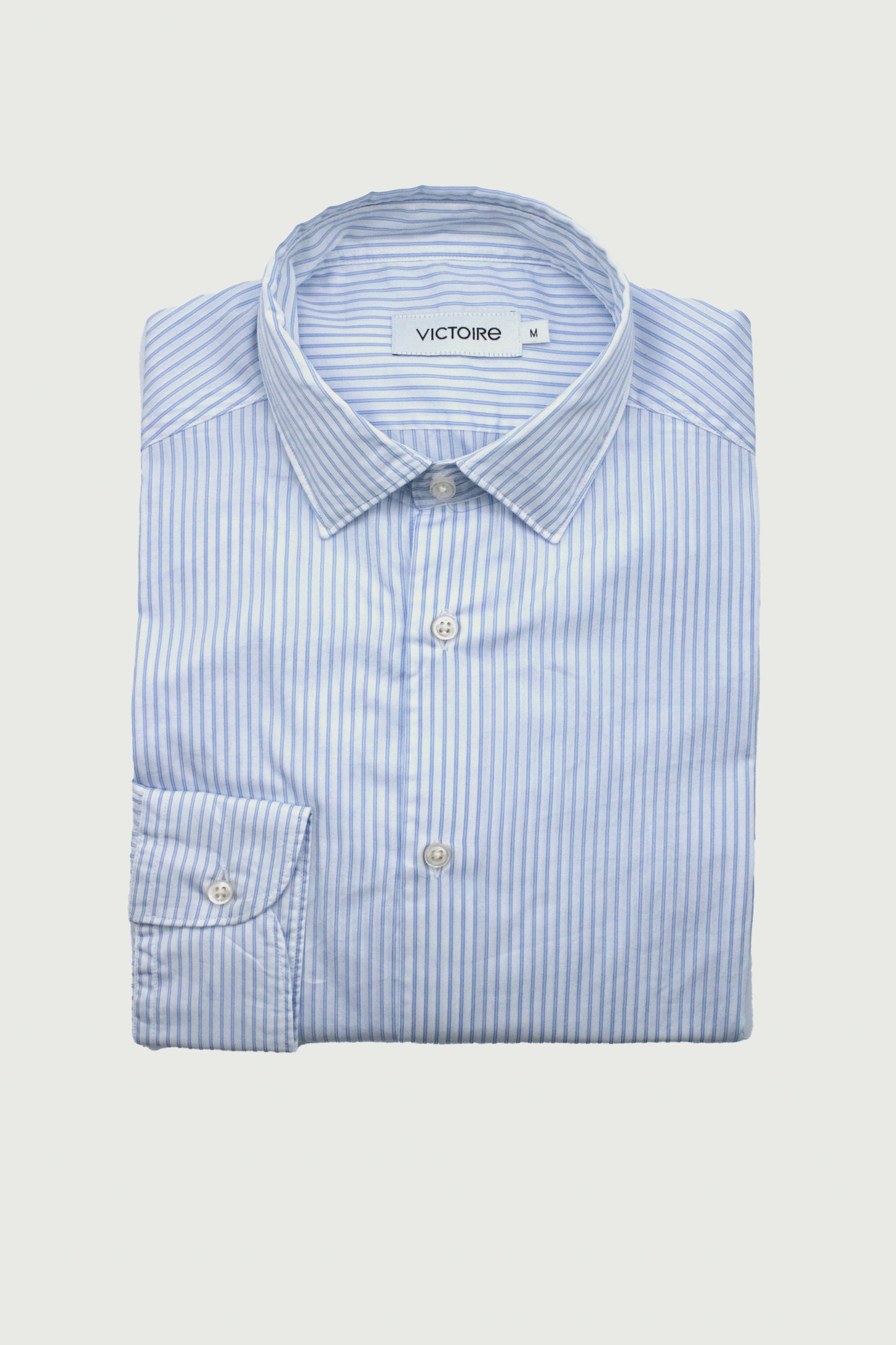 CHEMISE AJUSTÉE RAYÉE BLEUE