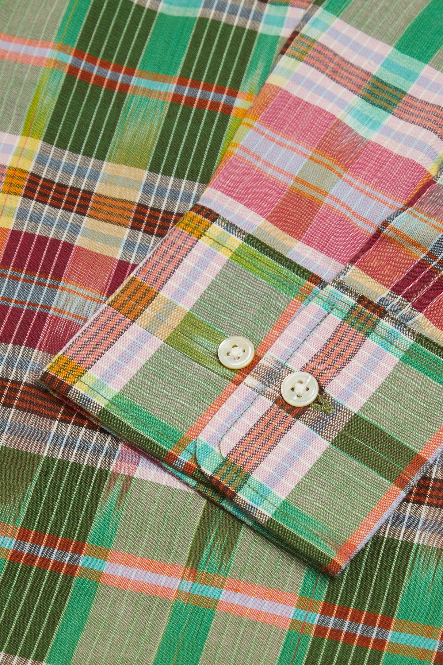 CHEMISE À CARREAUX IKAT
