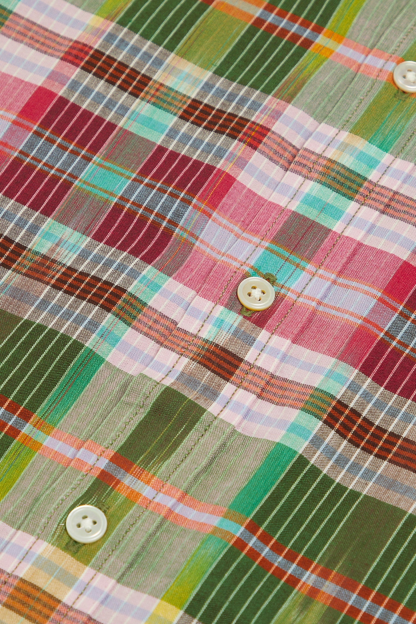 CHEMISE À CARREAUX IKAT