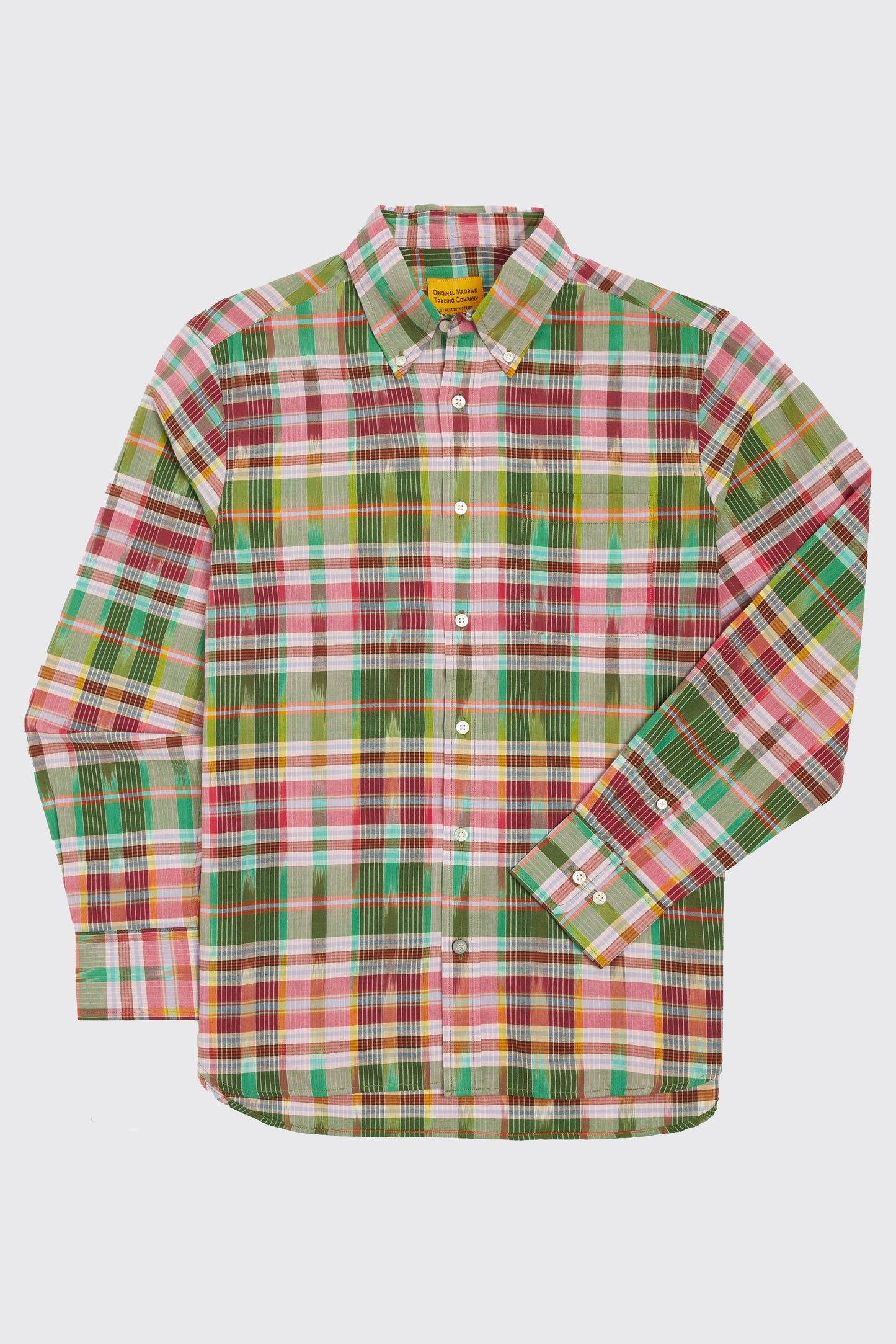 CHEMISE À CARREAUX IKAT