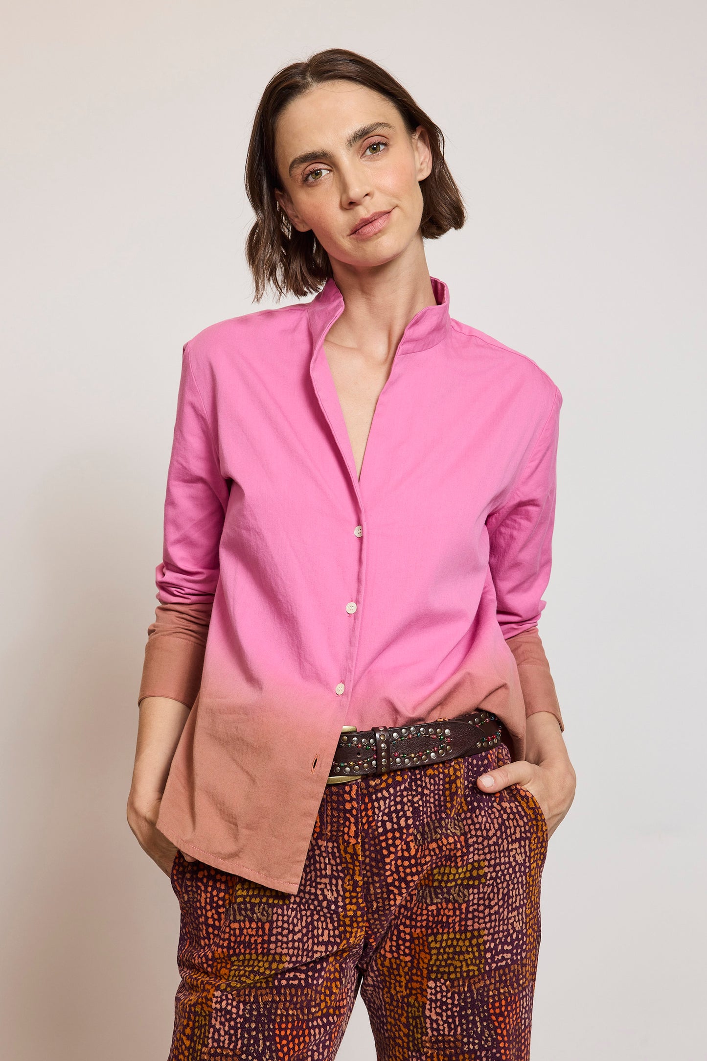 CHEMISE TYE AND DIE ROSE