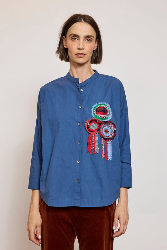 CHEMISE BRODÉE COCARDE JEAN
