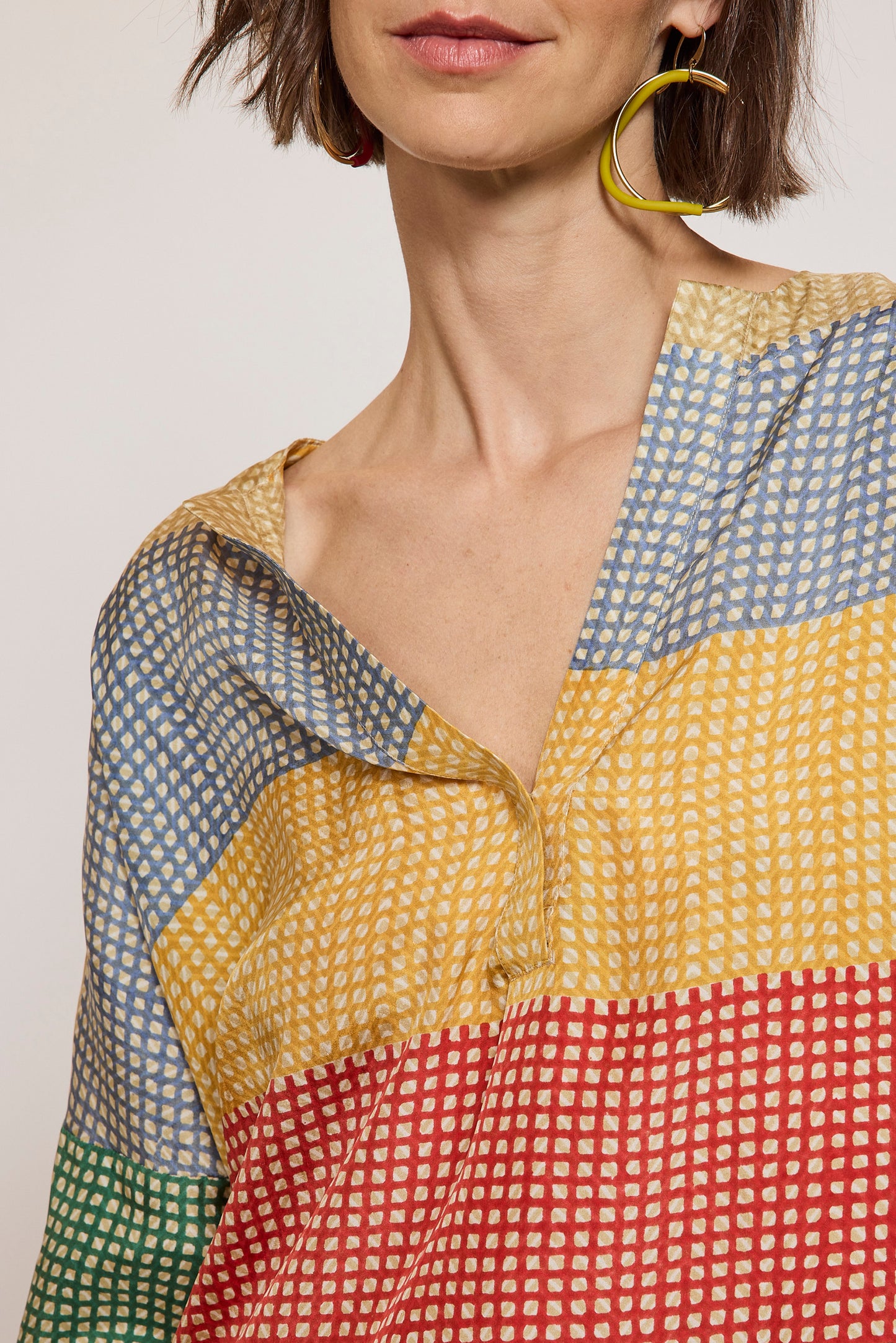 SILK BACK TO SCHOOL TOP MULTICOLORED