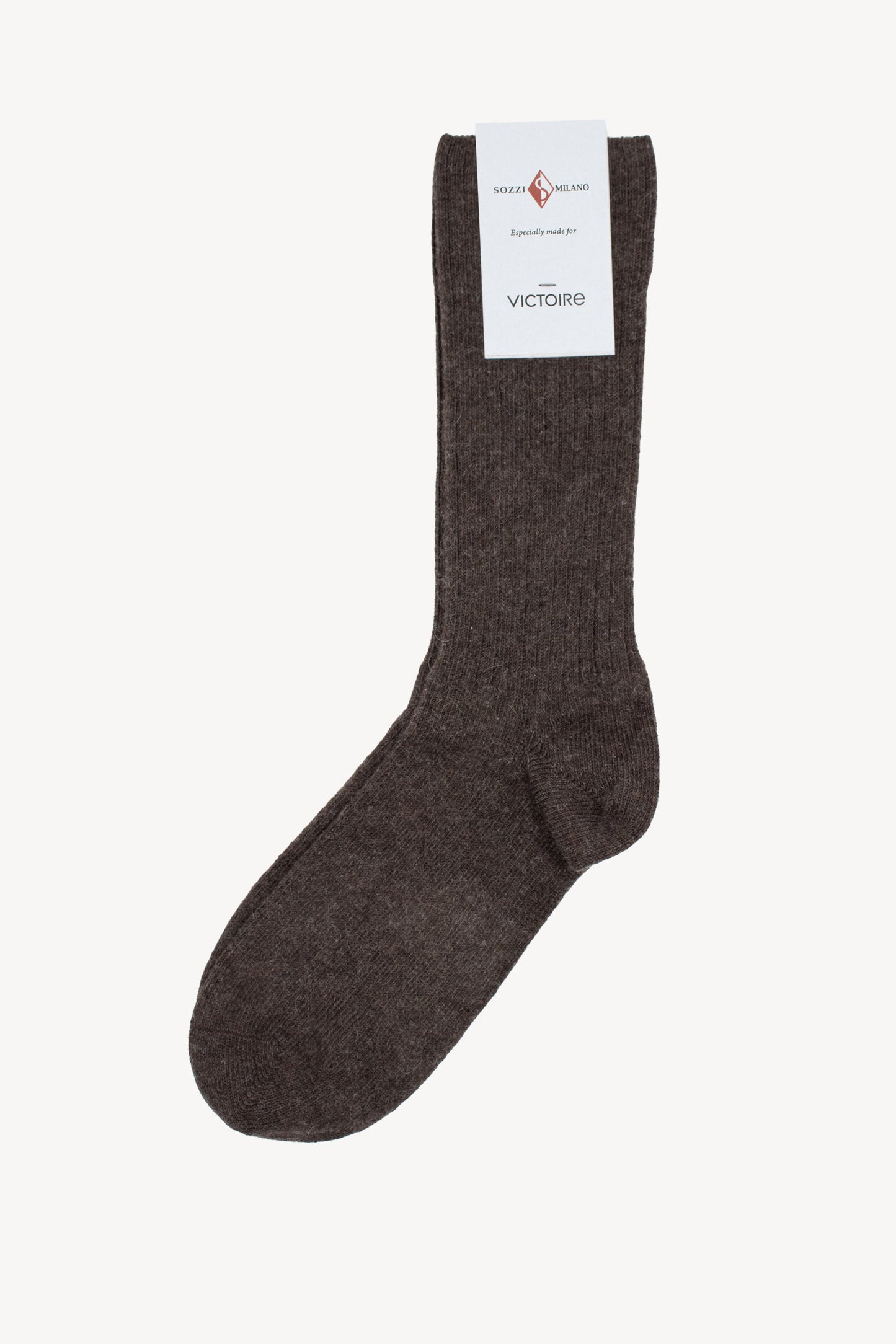 CASHMERE SOCKS COCOA