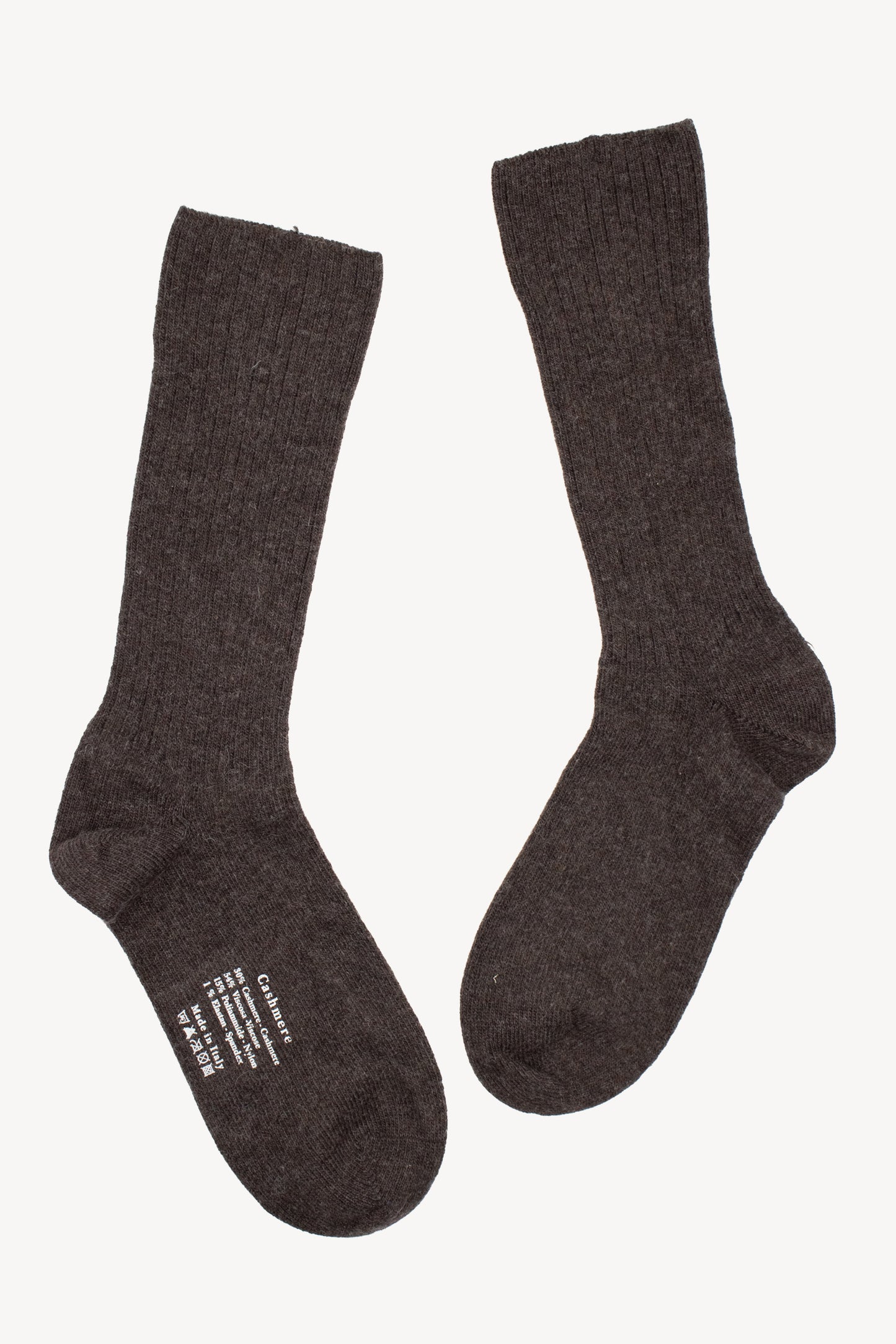 CASHMERE SOCKS COCOA