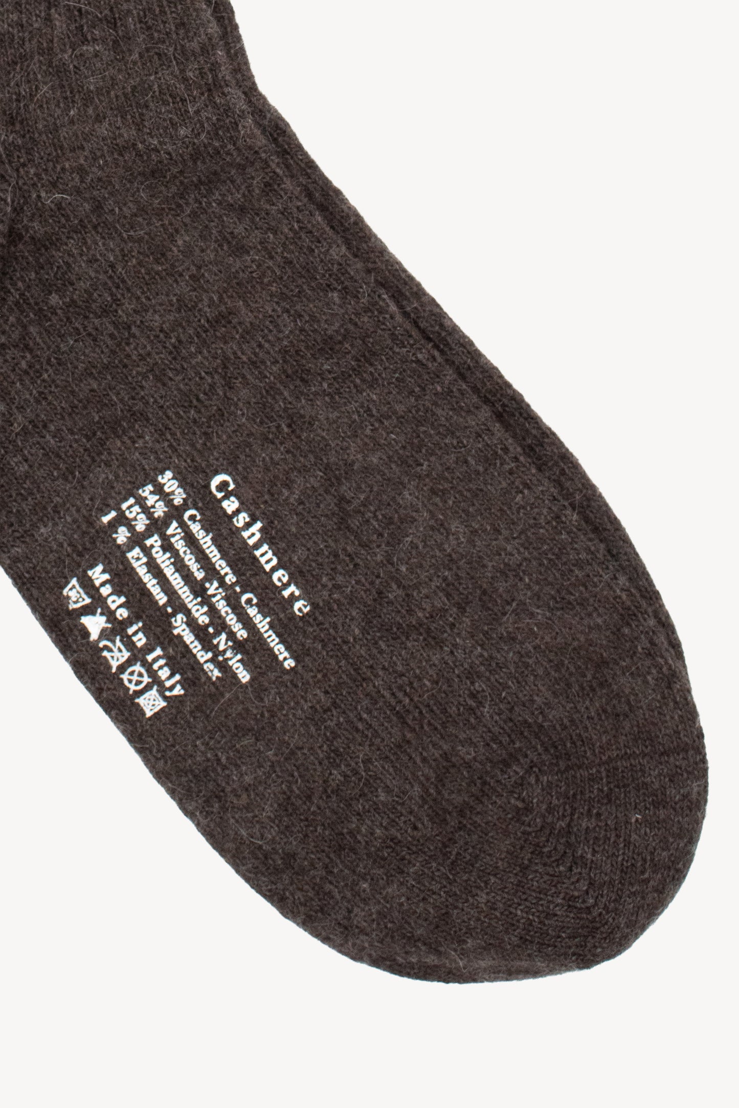 CASHMERE SOCKS COCOA