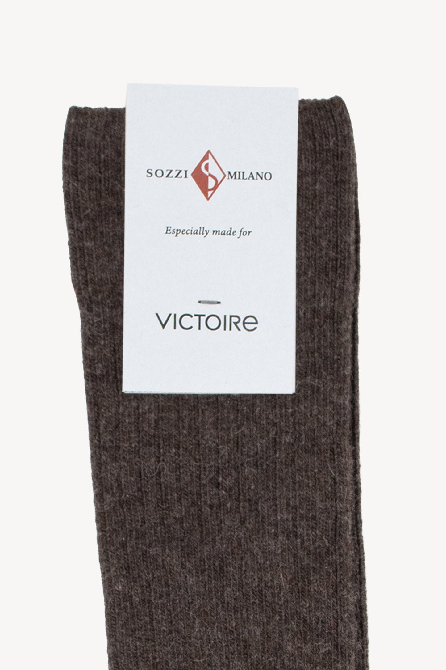 CASHMERE SOCKS COCOA