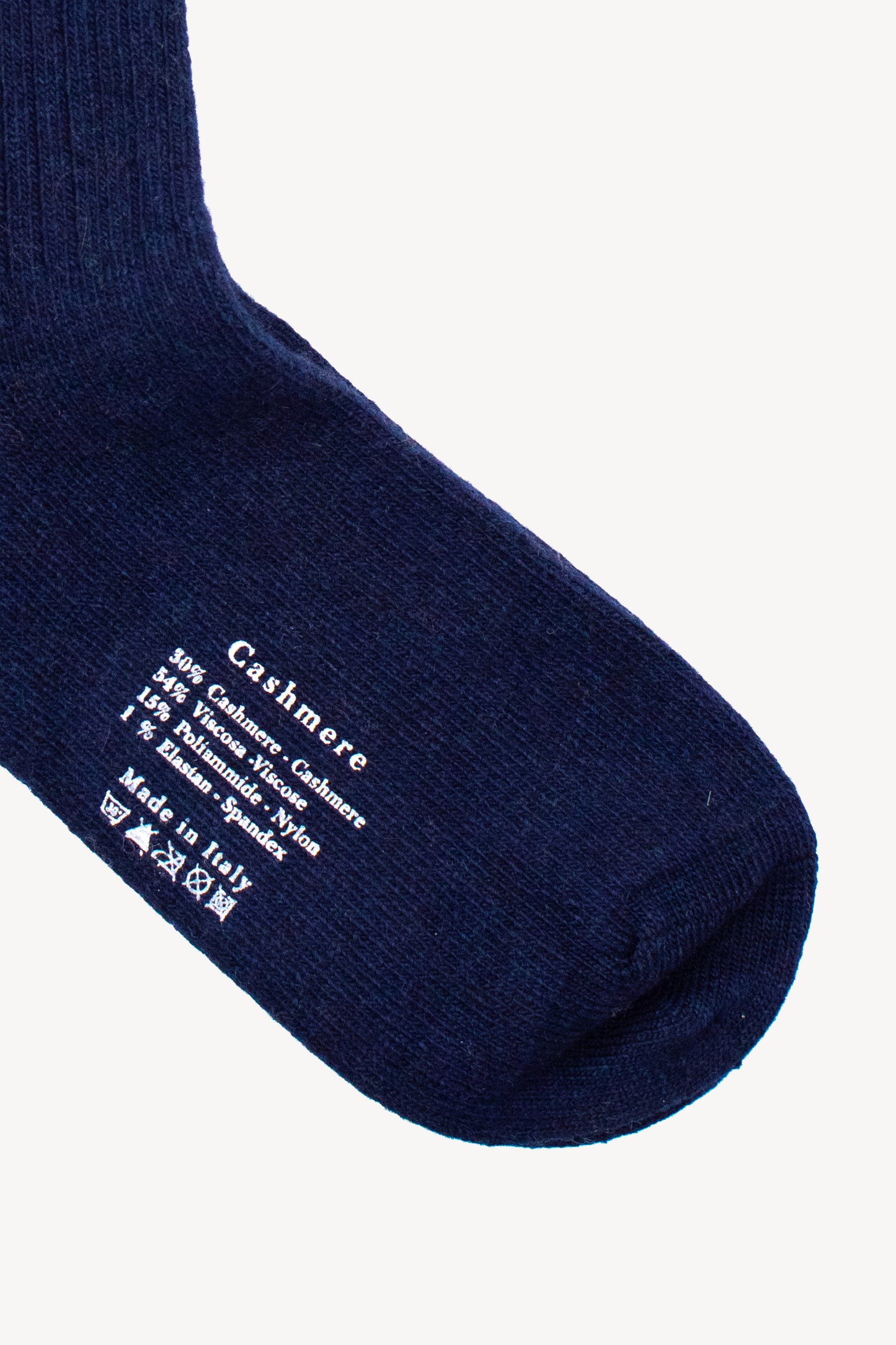 CASHMERE SOCKS NAVY