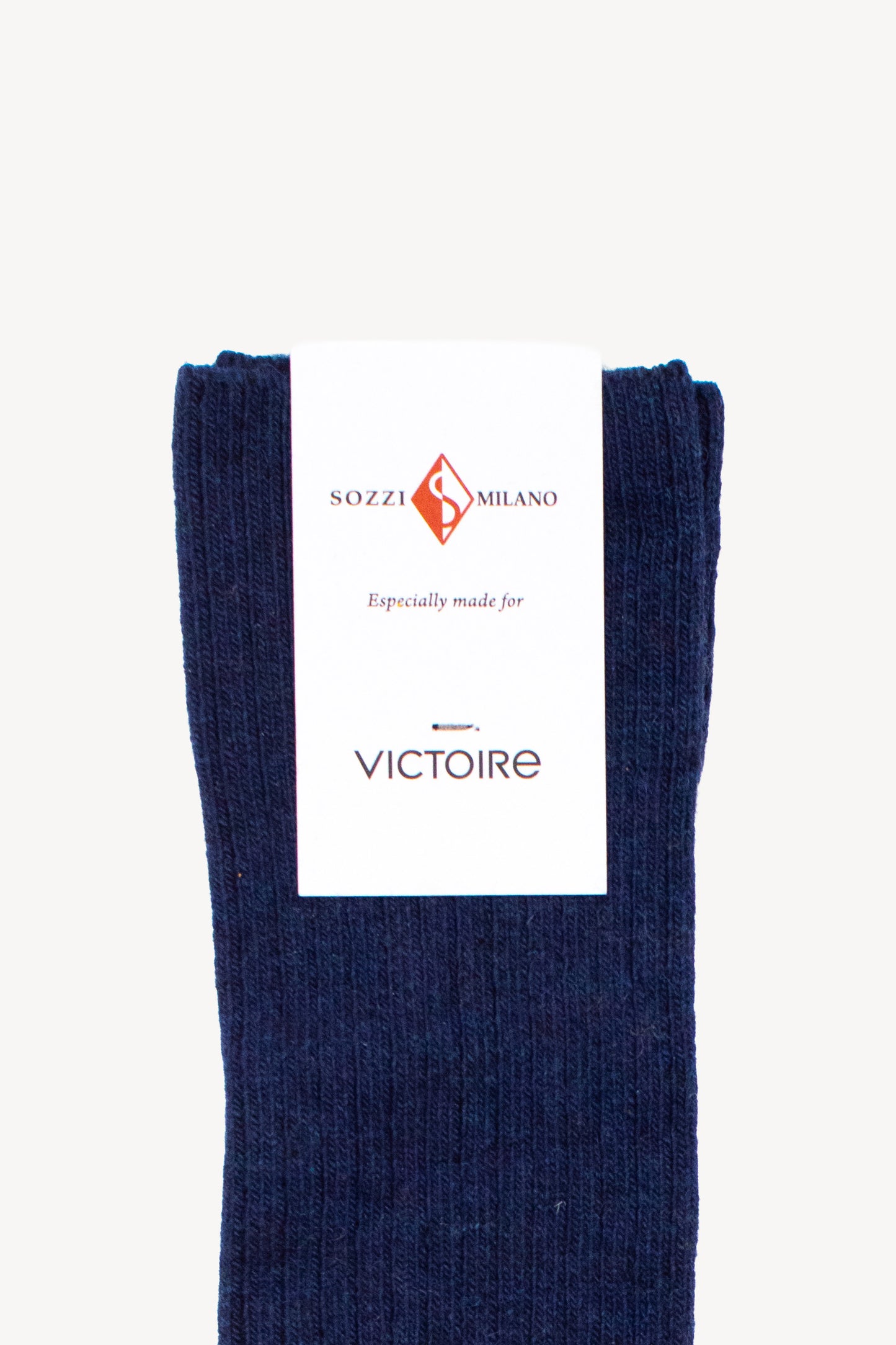 CASHMERE SOCKS NAVY