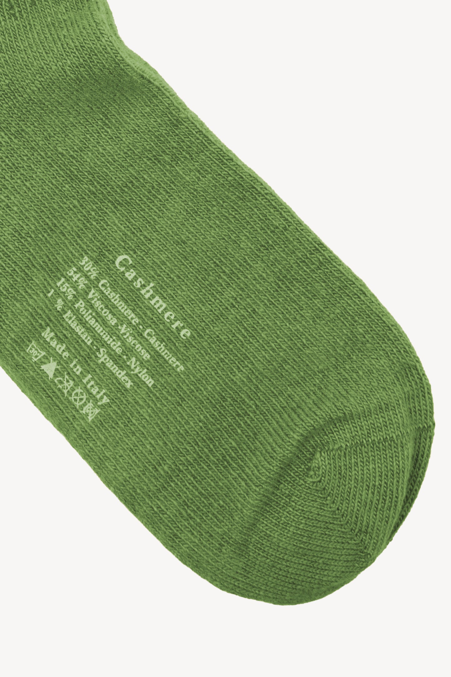 CASHMERE SOCKS GREEN