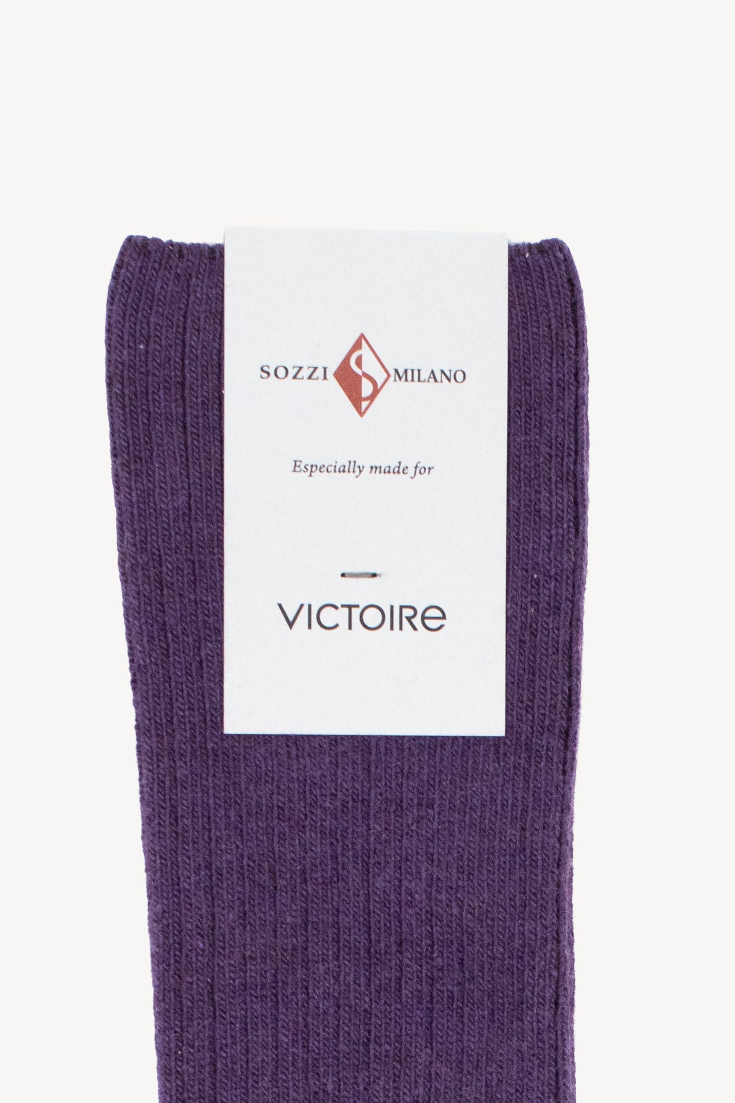 CASHMERE SOCKS PURPLE
