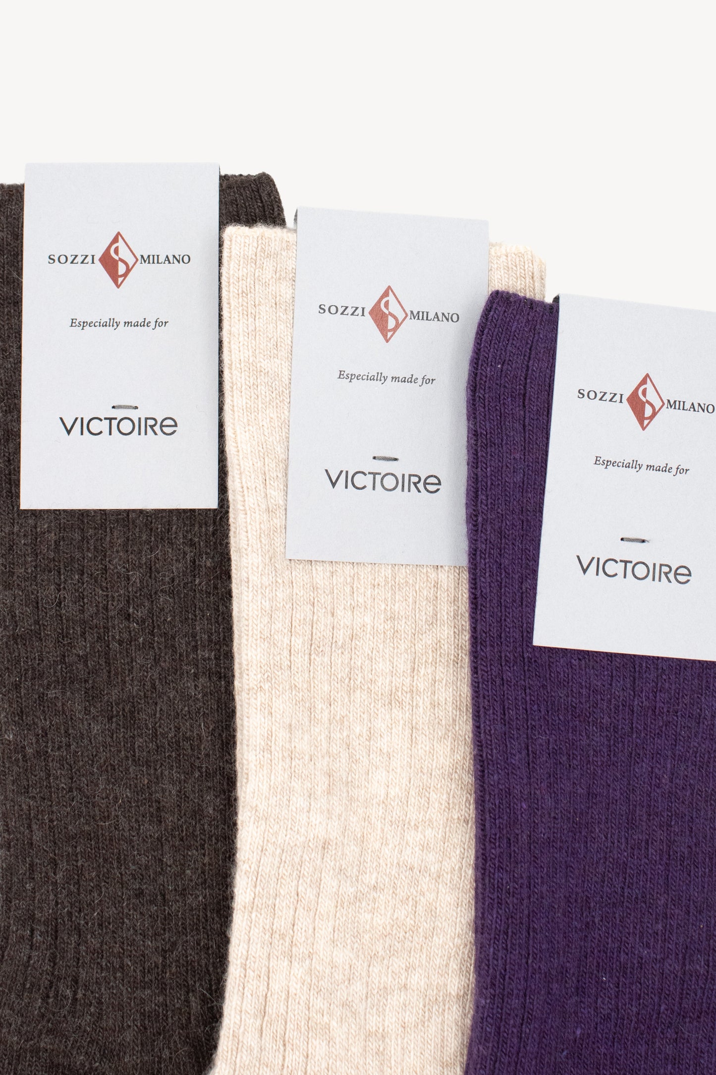 CASHMERE SOCKS PURPLE