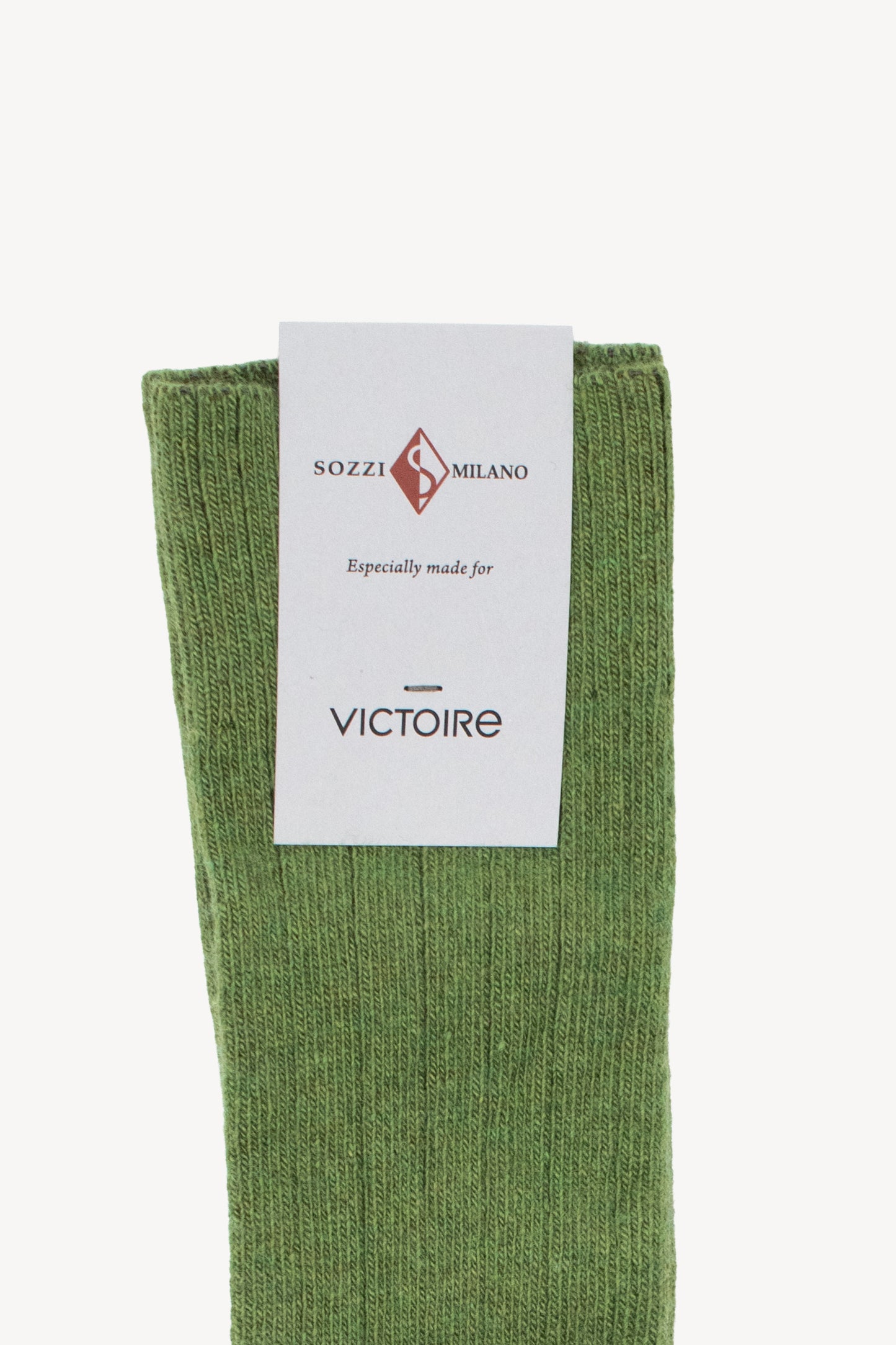 CASHMERE SOCKS GREEN