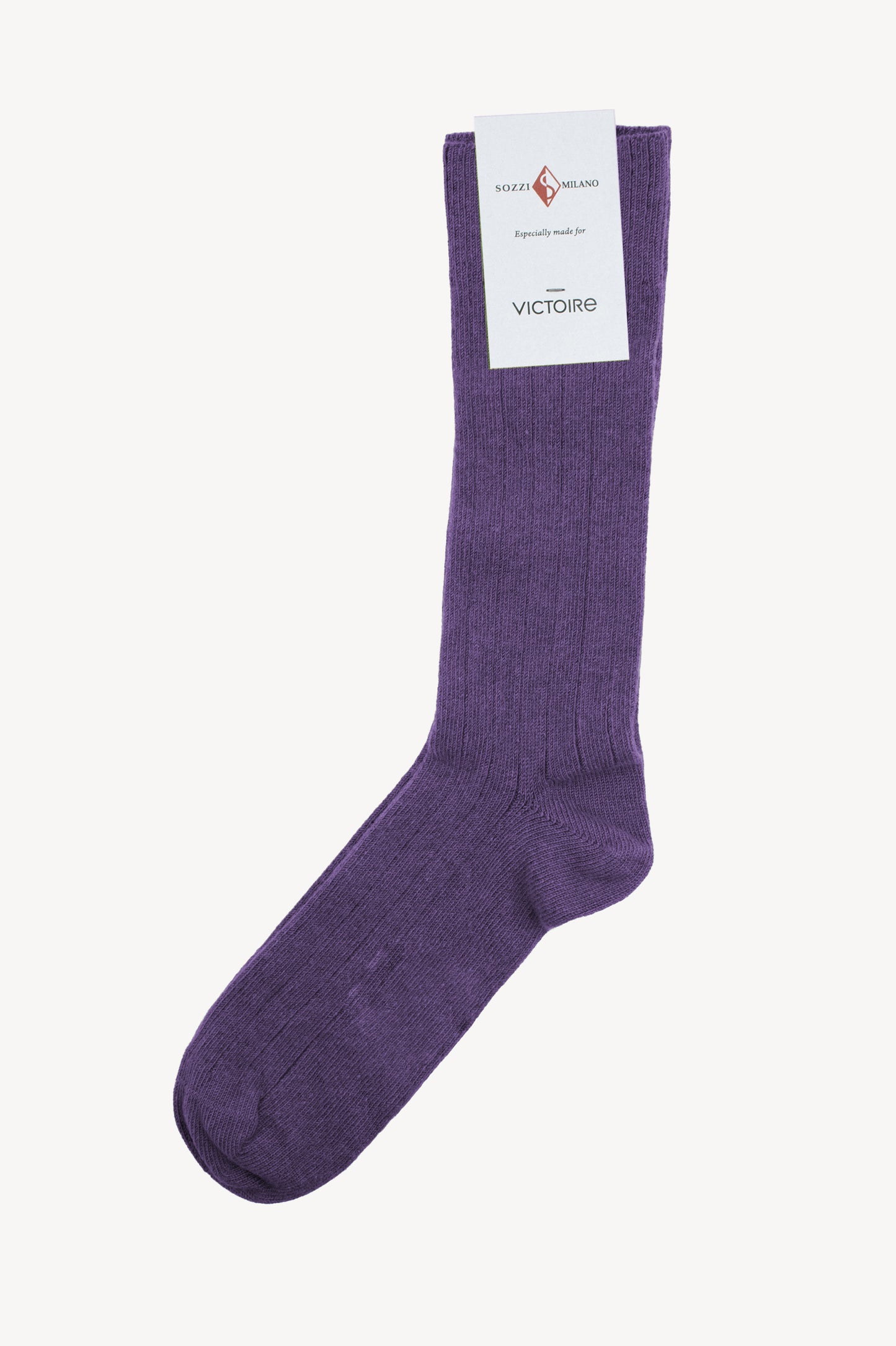 CASHMERE SOCKS PURPLE