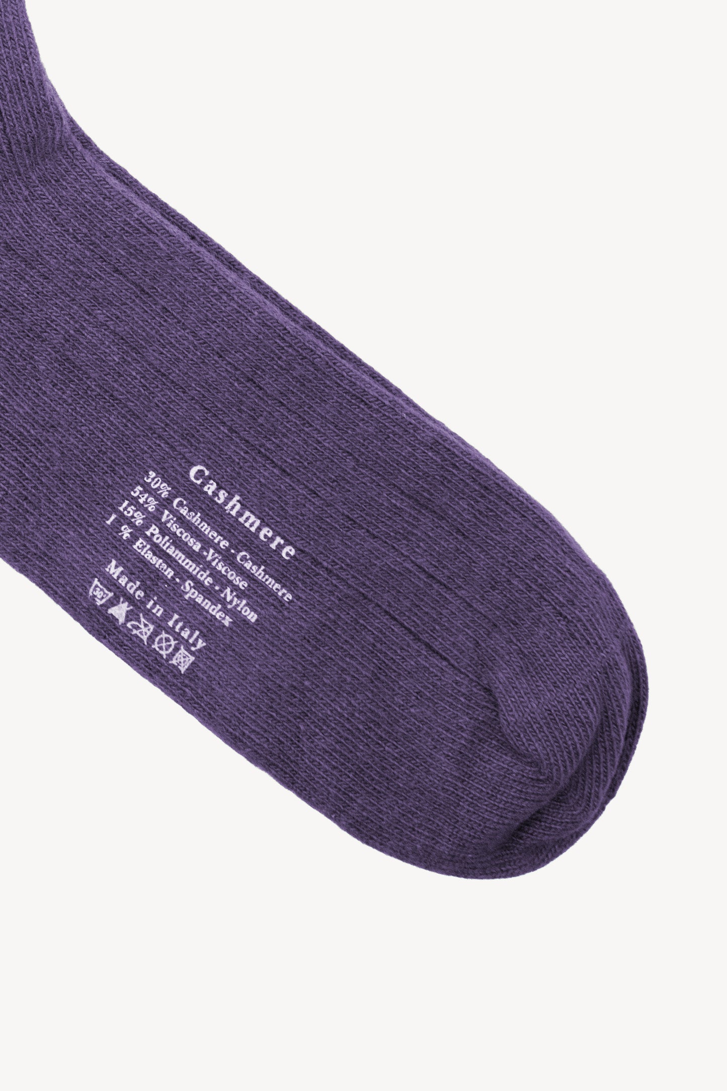 CASHMERE SOCKS PURPLE