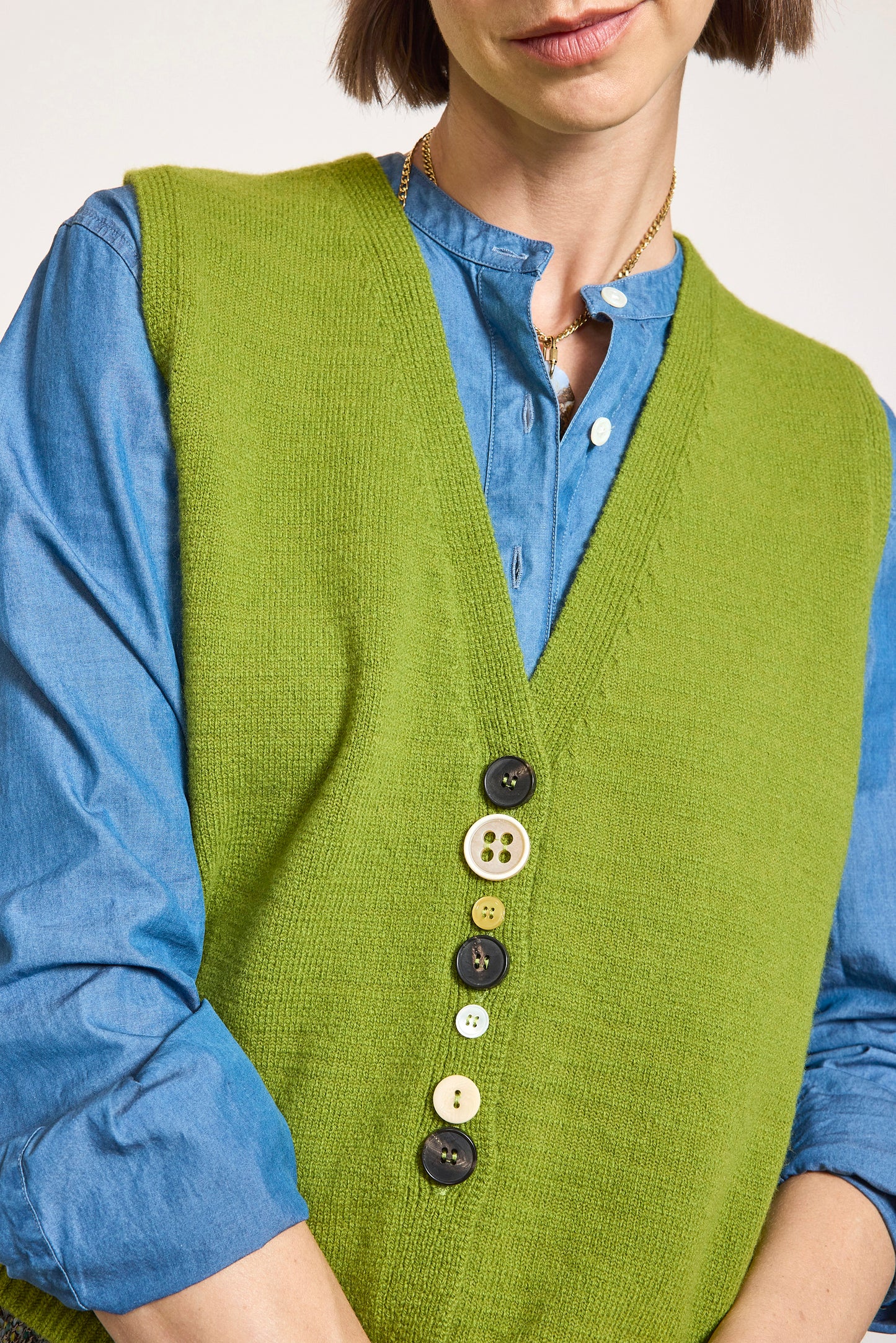 GILET VERT