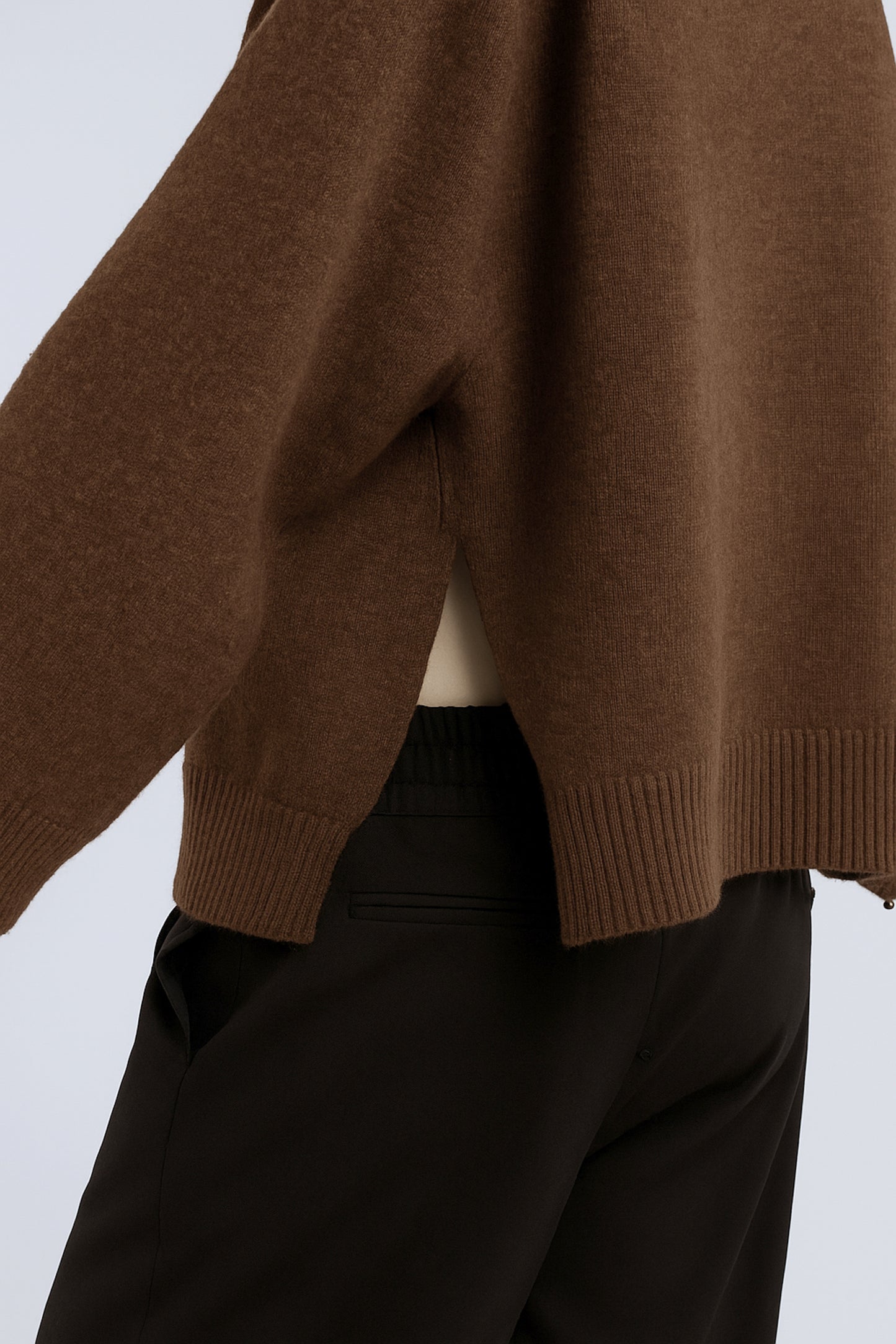 CAMIONNEUR EN LAINE NOISETTE