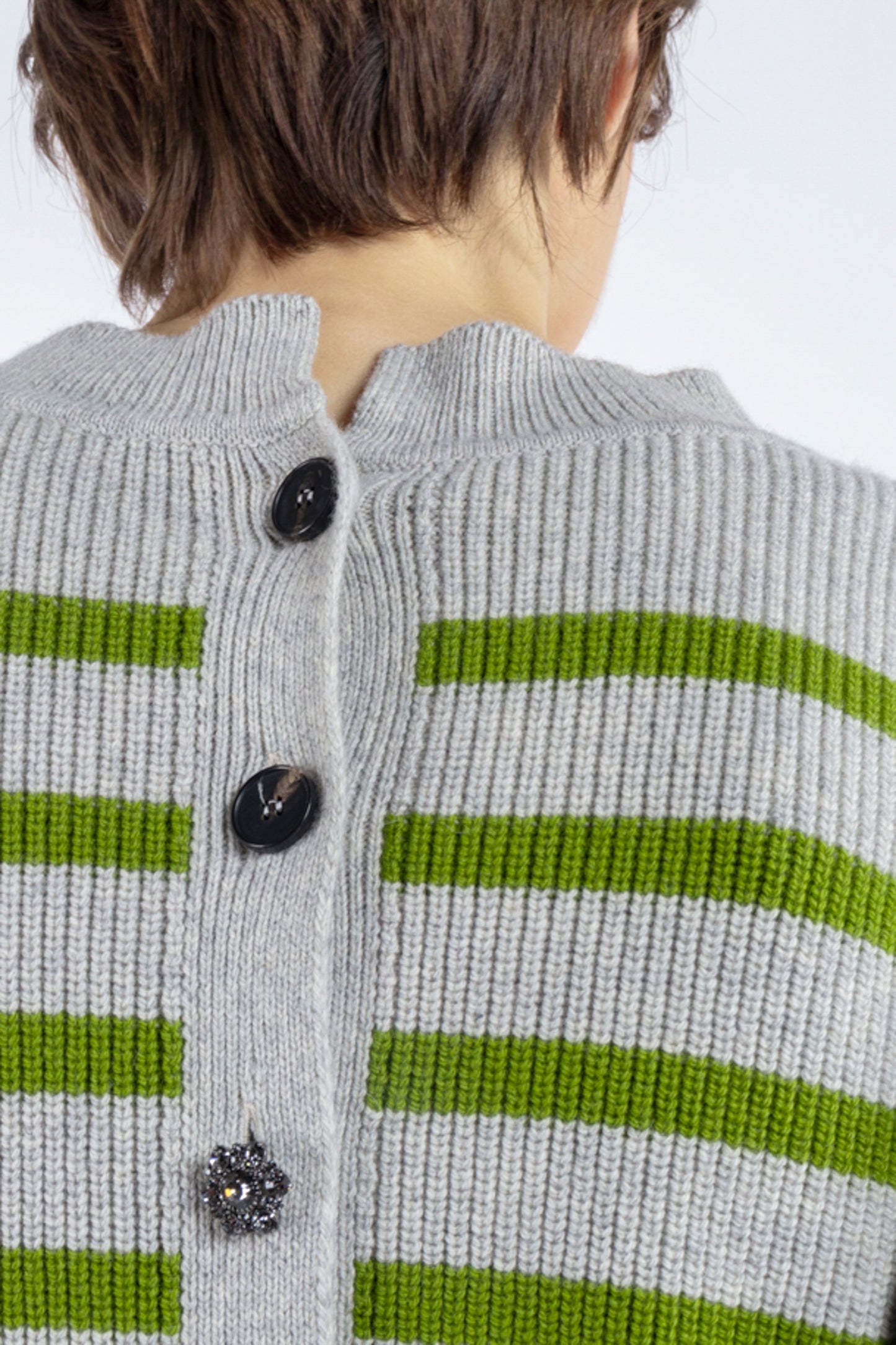 STRIPES SWEATER GREY