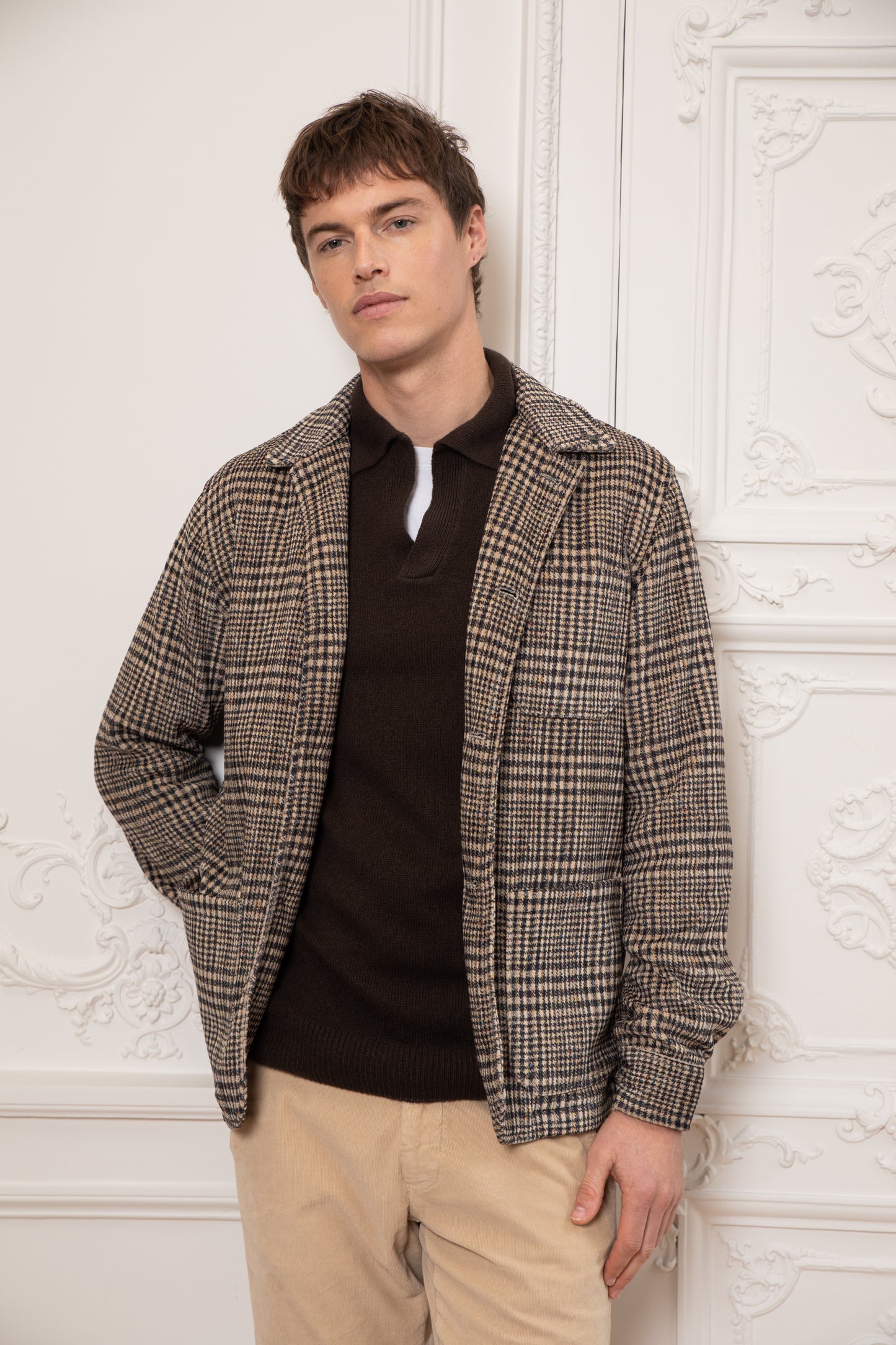 VELVET JACKET TARTAN