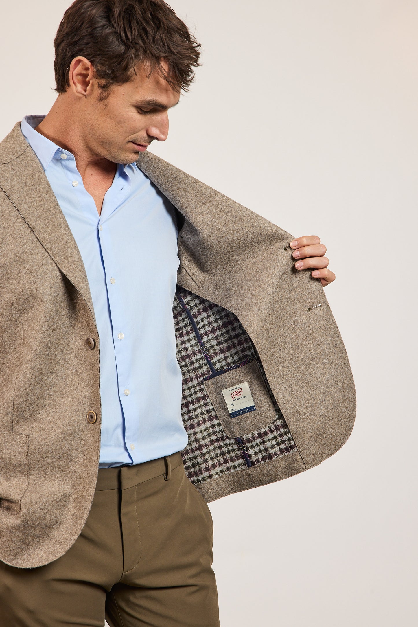 VESTE JERSEY DE LAINE SABLE