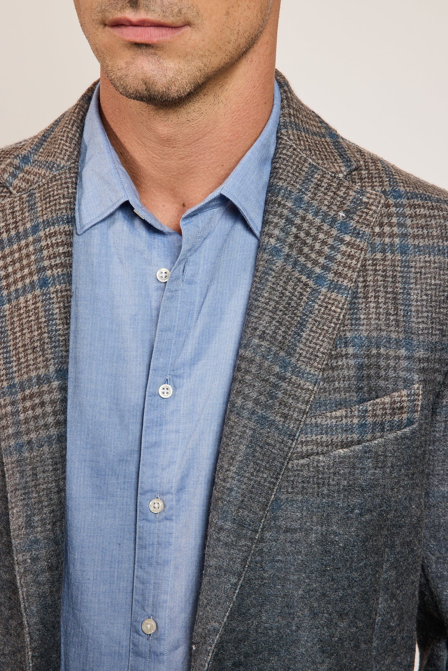 VESTE JERSEY DE LAINE MARINE