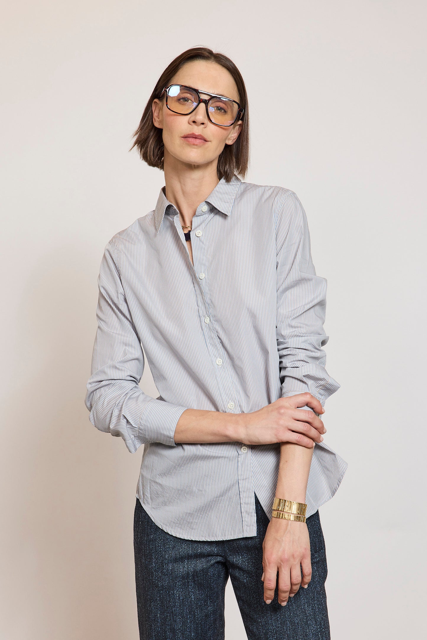 CHEMISE IBIZA RAYURES BICOLORES