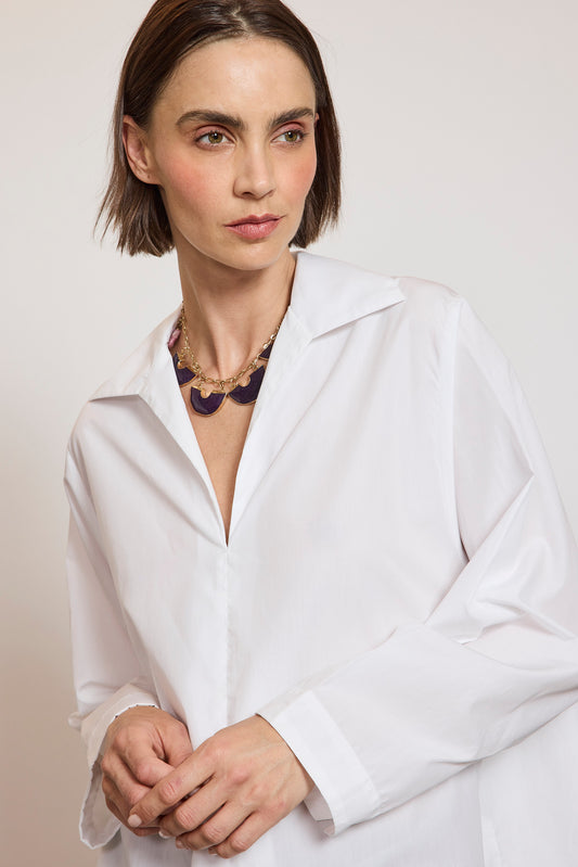 CHEMISE NANTUCKET BLANCHE