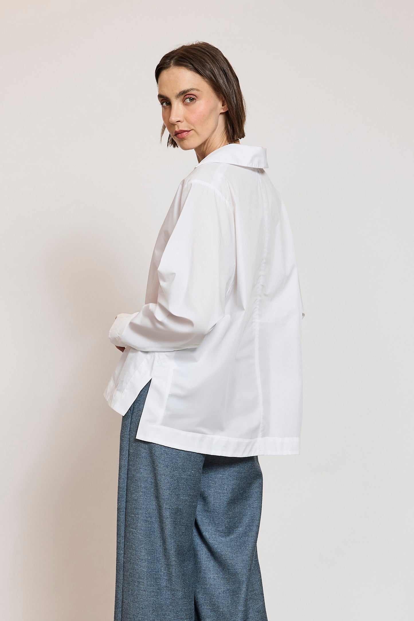 CHEMISE NANTUCKET BLANCHE