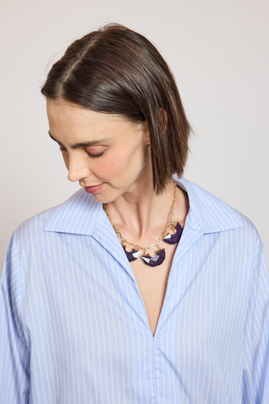 CHEMISE NANTUCKET RAYÉES